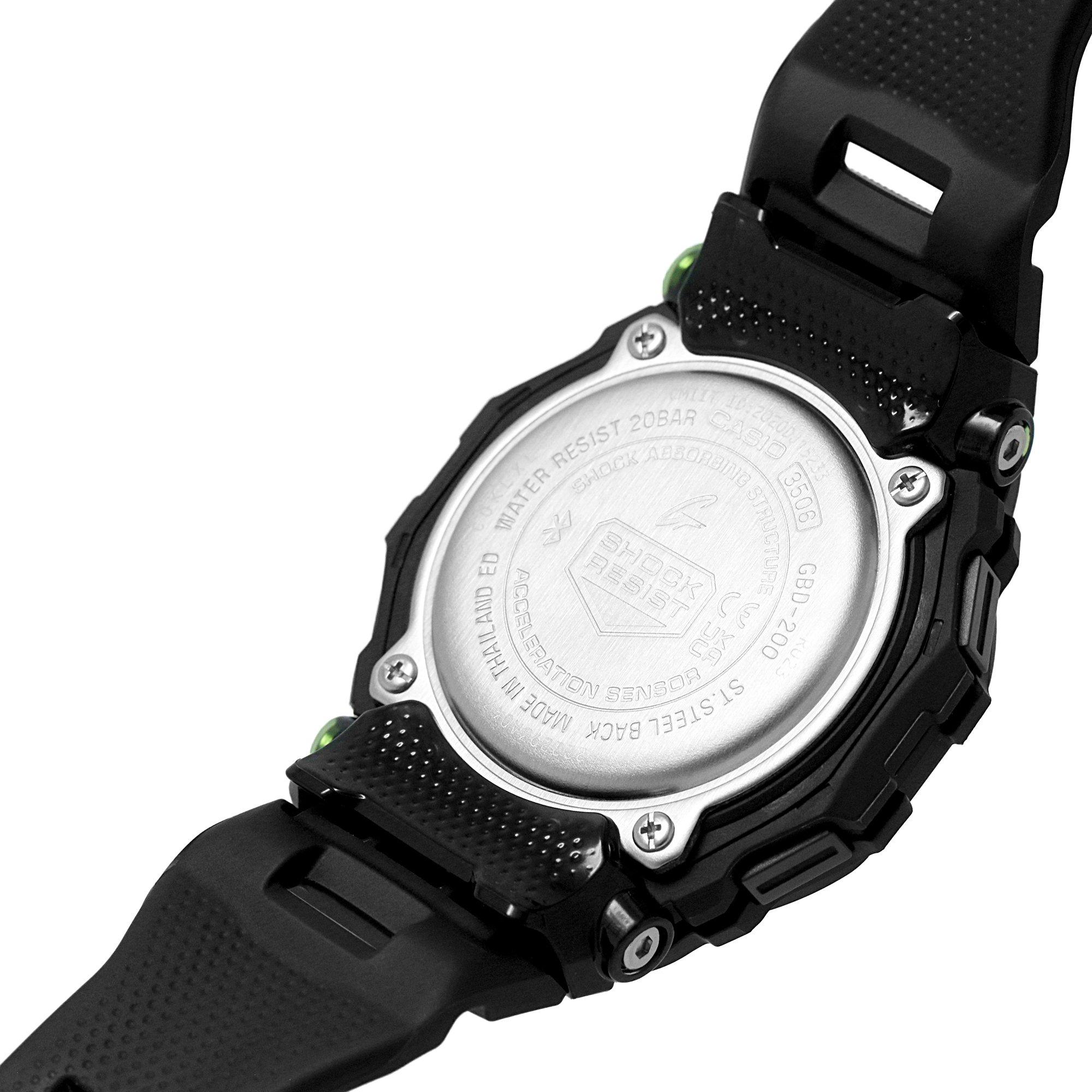 Black - G Shock - Men's GBD-200UU Bluetooth 200M Water Resistant Digital Watch - 6