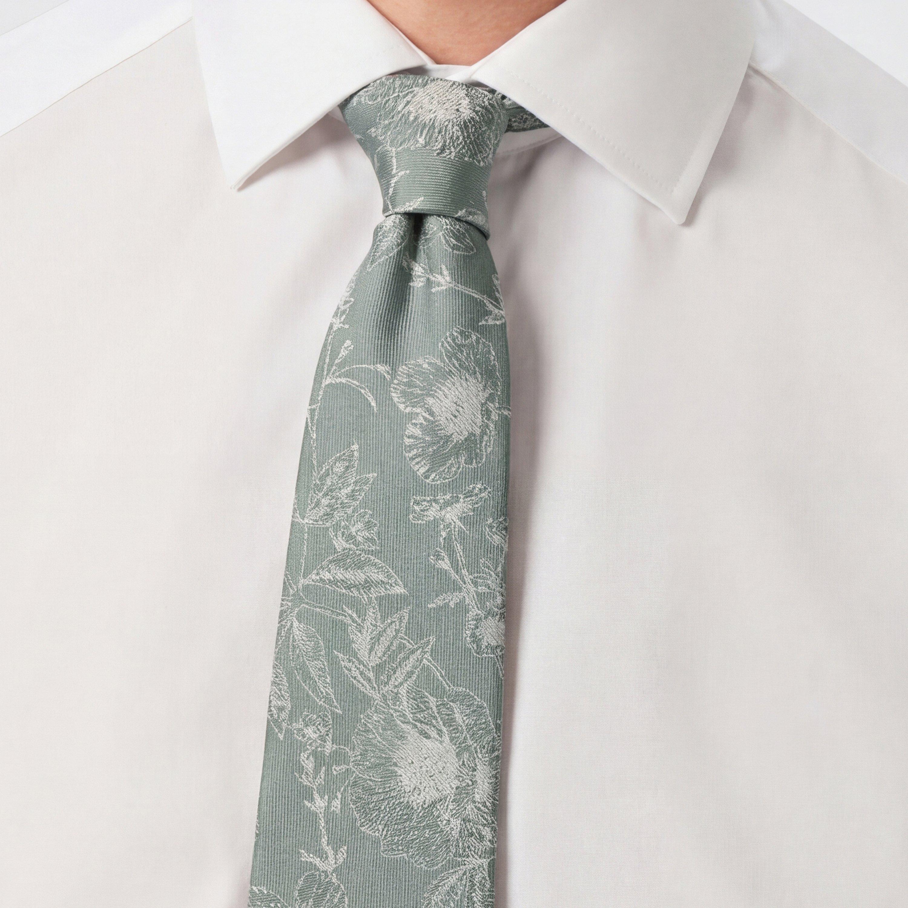 Sage - Twisted Tailor - TT Jasper Floral Tie Sn72 - 3