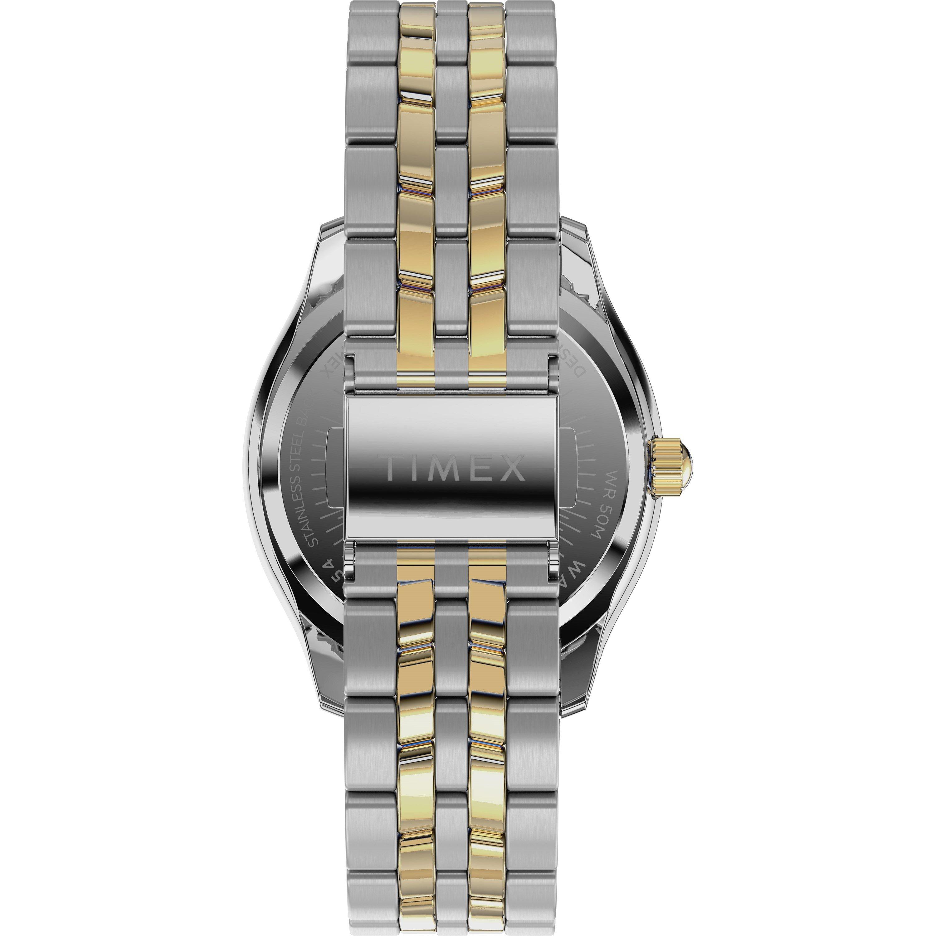 Silver/Two tone - Timex - Unisex Adults Ariana 54 Analogue Quartz Watch - 3