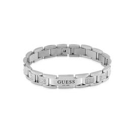 Guess Guess 12mm Flat Chain & White Cz Bracelet
