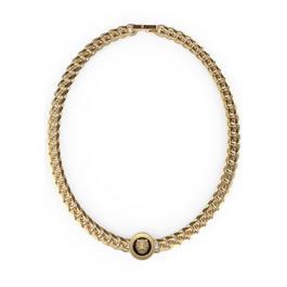 Guess Guess 21''Chain & 21mm Lion Coin Necklace