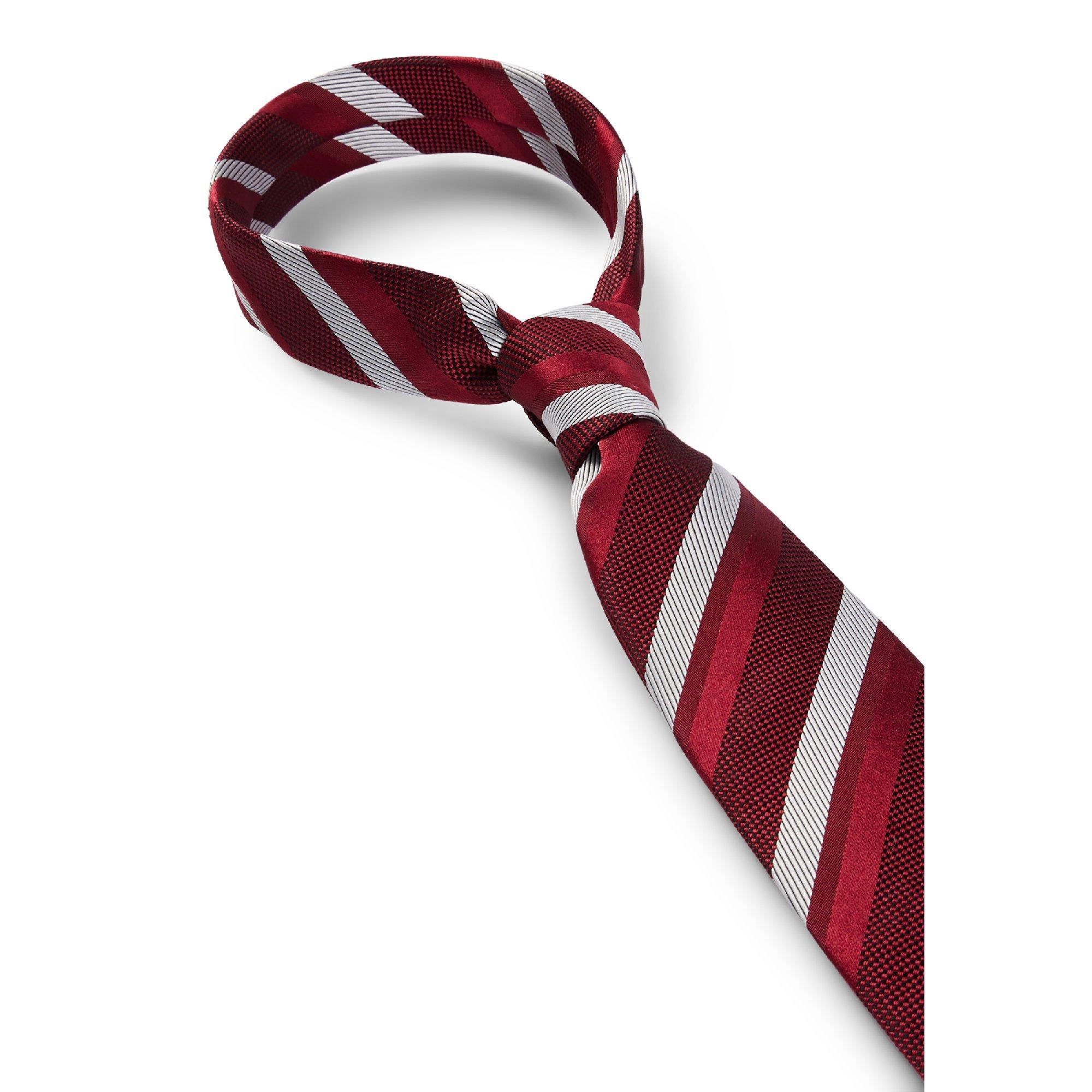 Dark Red - Boss - Boss H-Tie 7,5 Cm-222 10262434 01 - 4