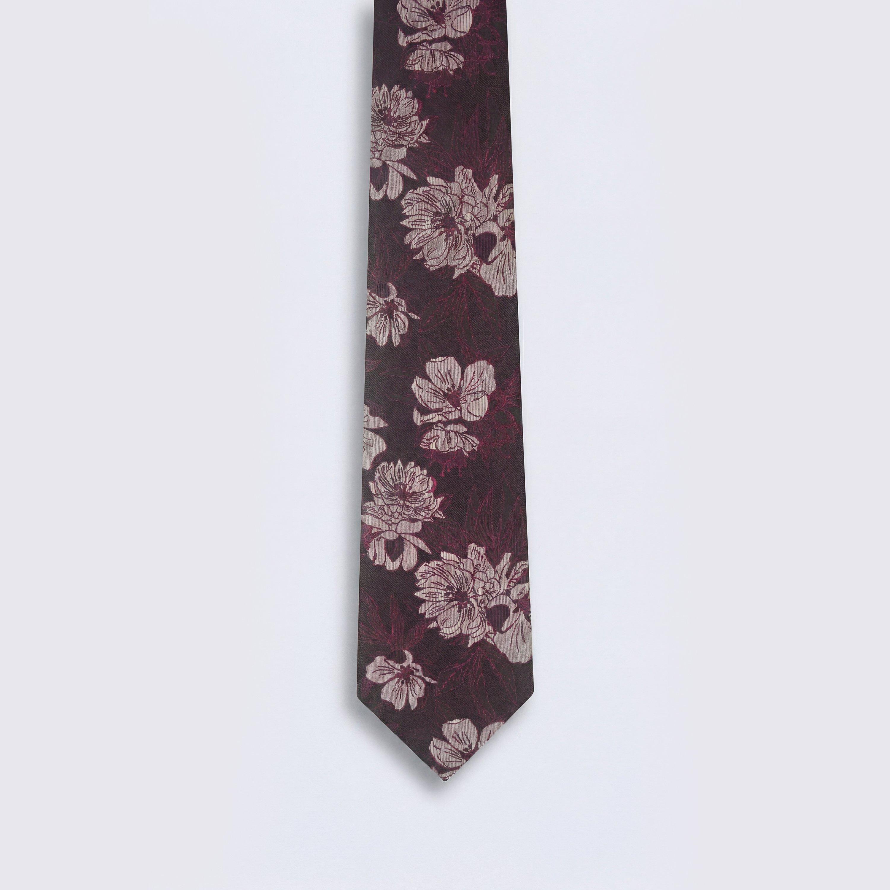 Mulberry - Twisted Tailor - Rafe Floral Tie - 1