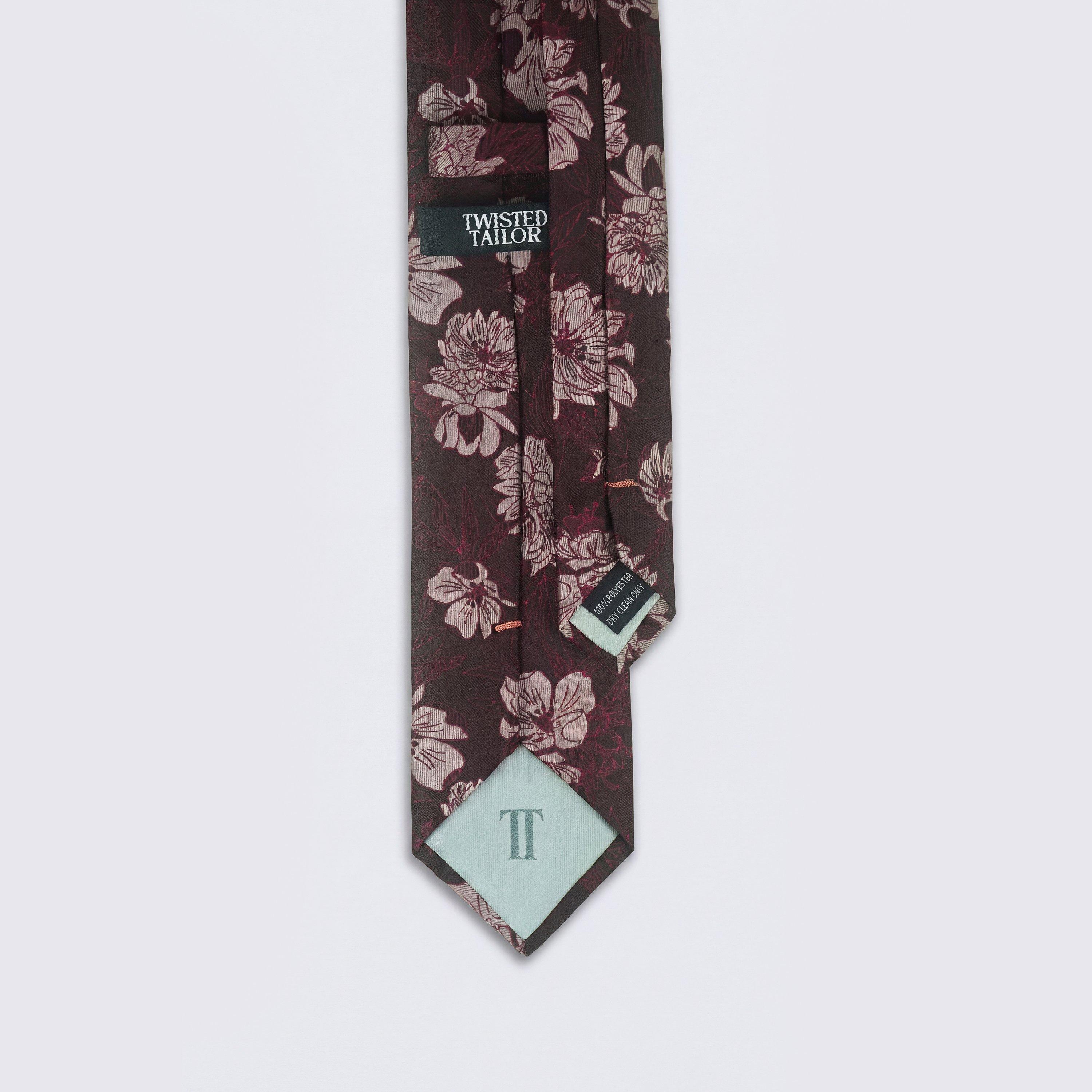Mulberry - Twisted Tailor - Rafe Floral Tie - 2