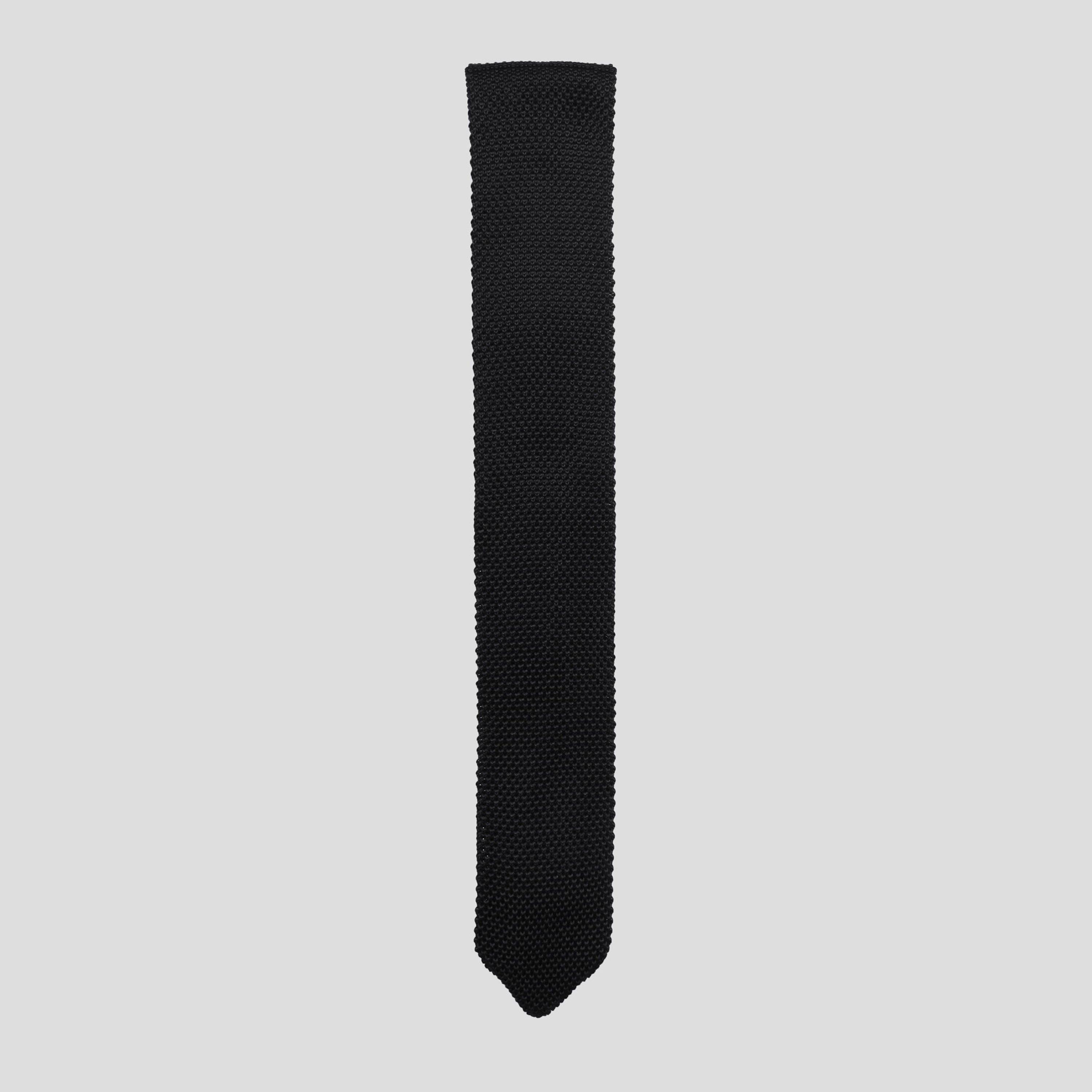 Twisted Tailor Men's Jagger Knitted Tie - Black