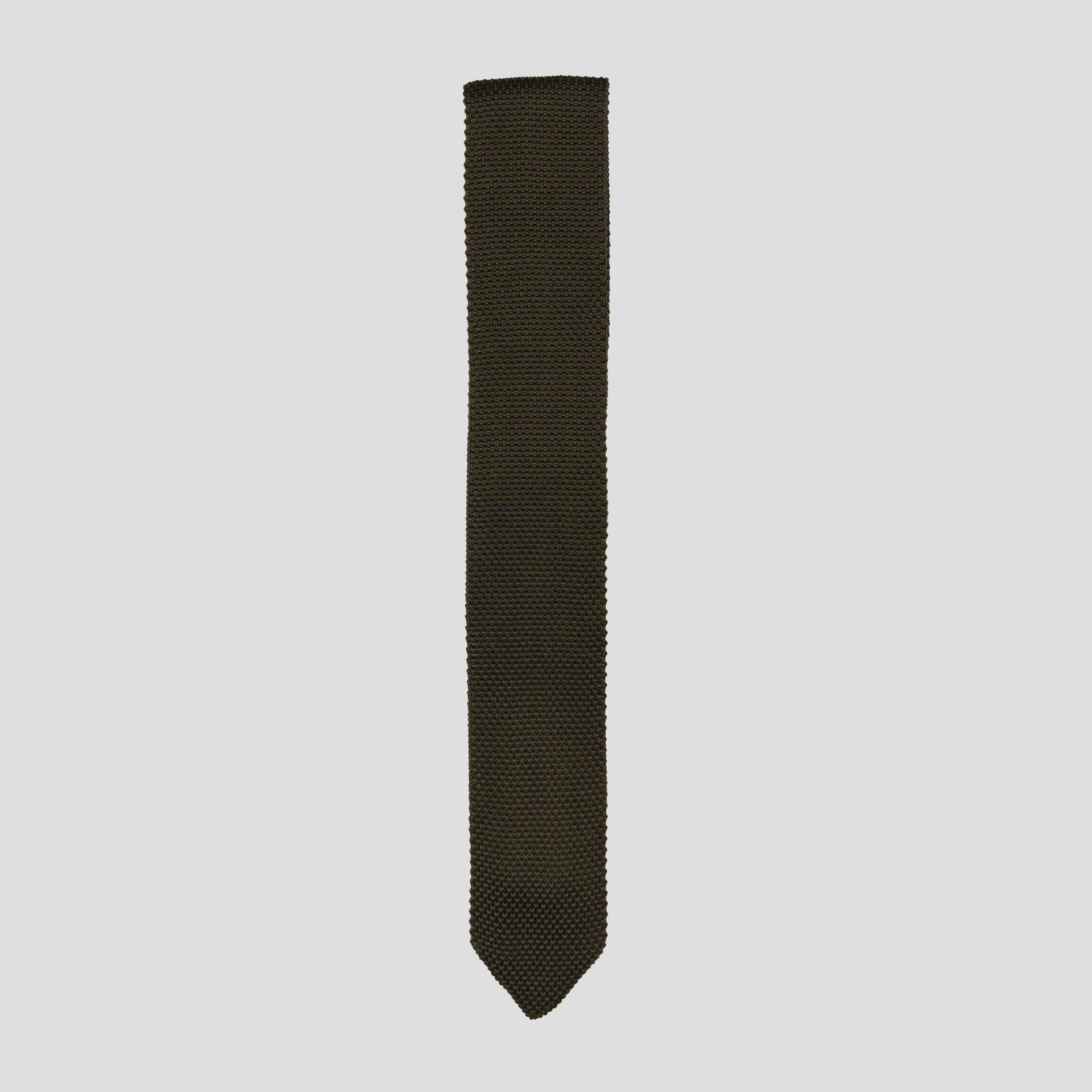 Twisted Tailor Men's Jagger Knitted Tie - Khaki