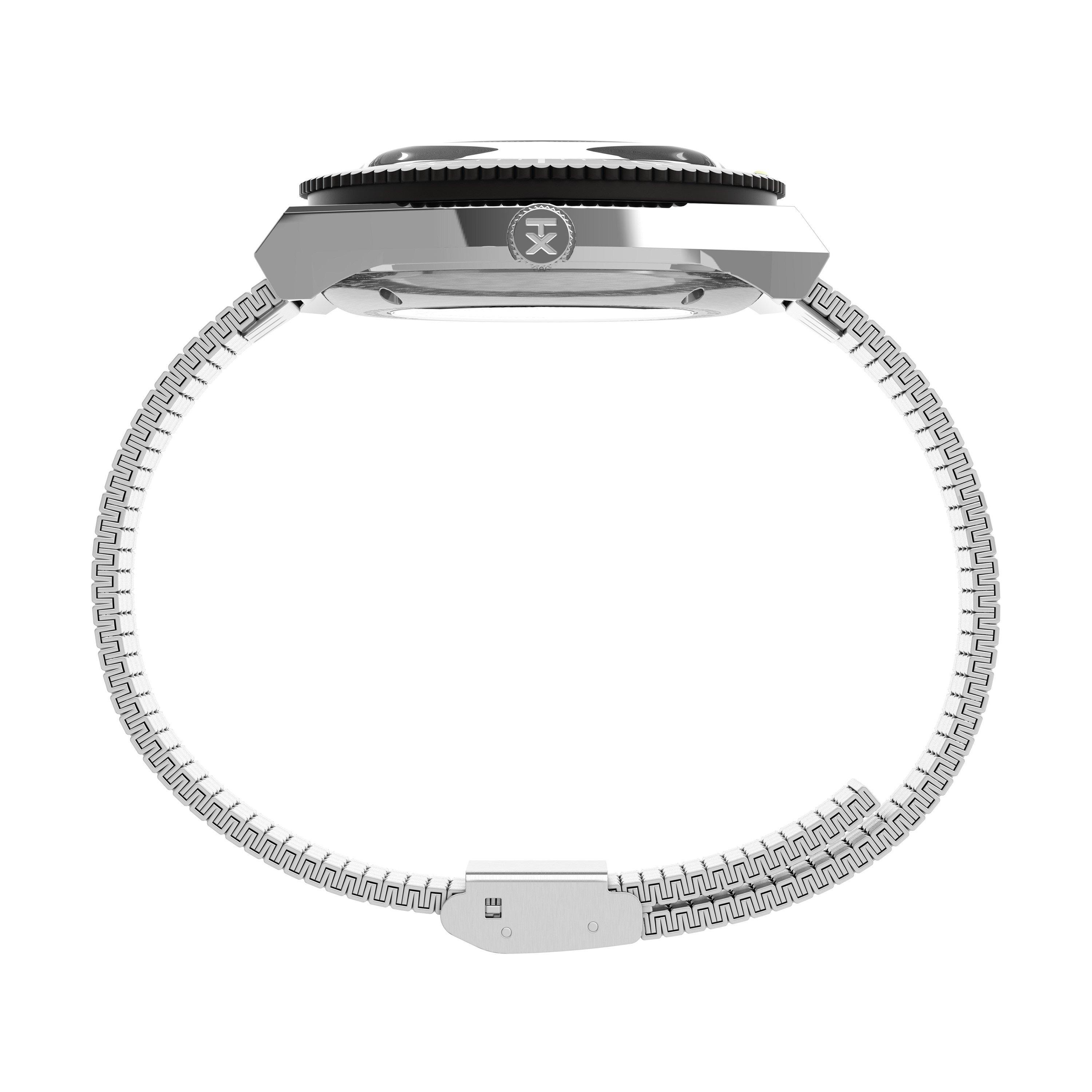 Preto/Aço - Timex - Men's Analogue Quartz Watch - 2