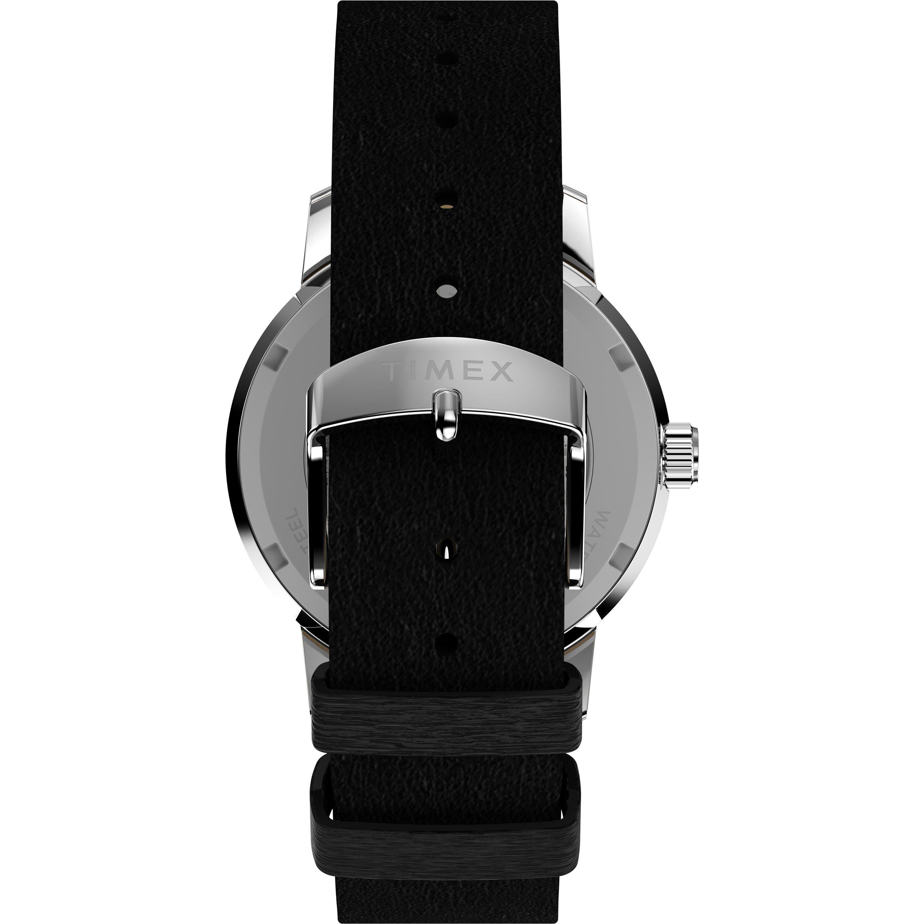 Bianco/Acciaio - Timex - Unisex Adults Marlin 54 Analogue Quartz Watch - 3