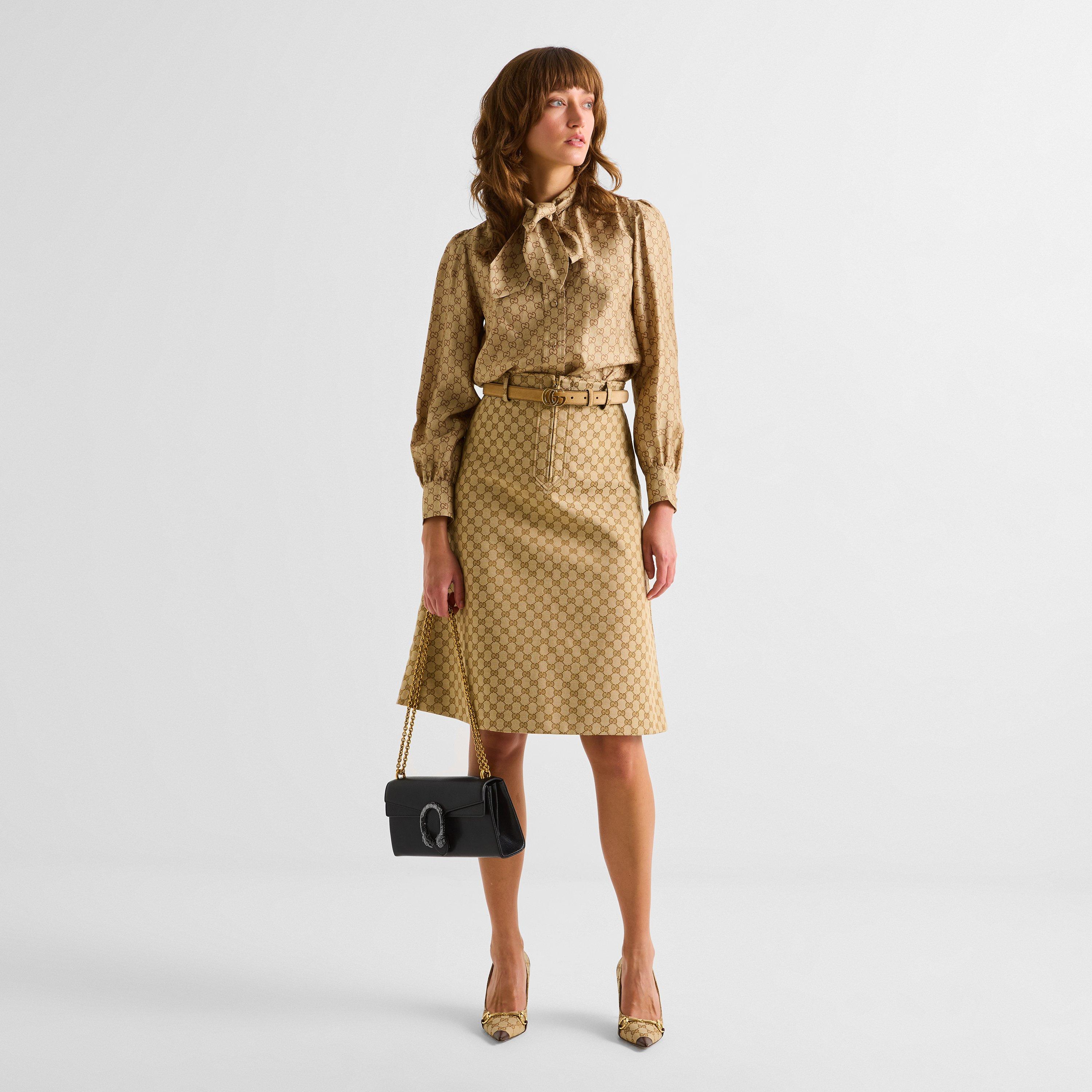 Sand Dune - Gucci - Women's Suede 2.5cm Belt - 4