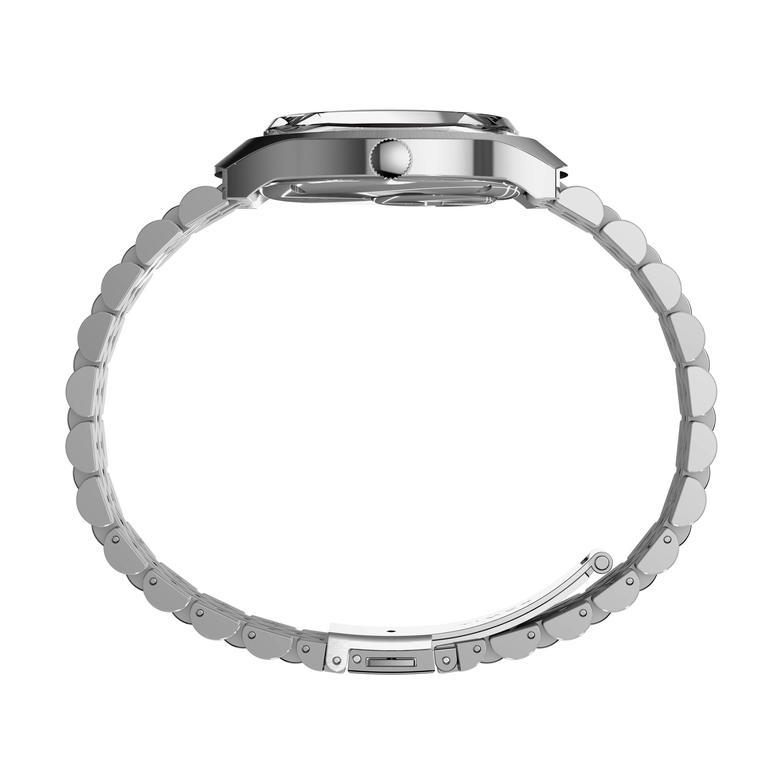 Grey/Steel - Timex - Men's Analogue Quartz Watch - 2