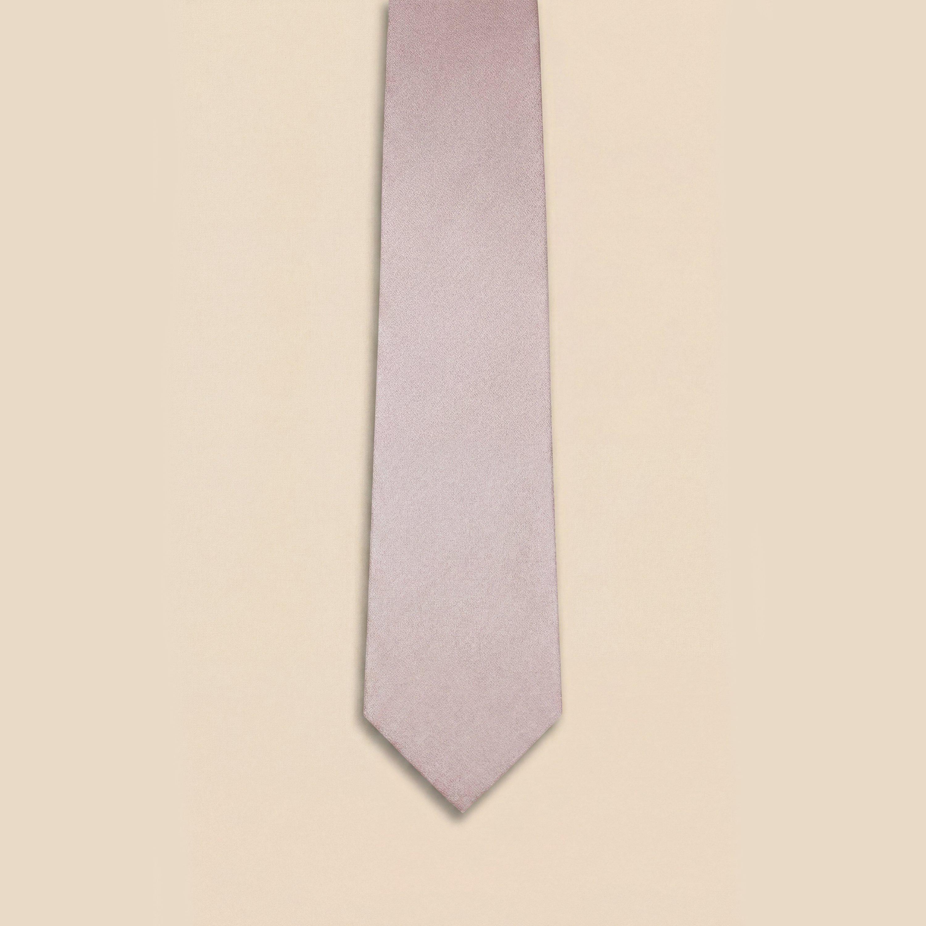 Without Prejudice Men's Allegra Silk Texture Tie - Pink