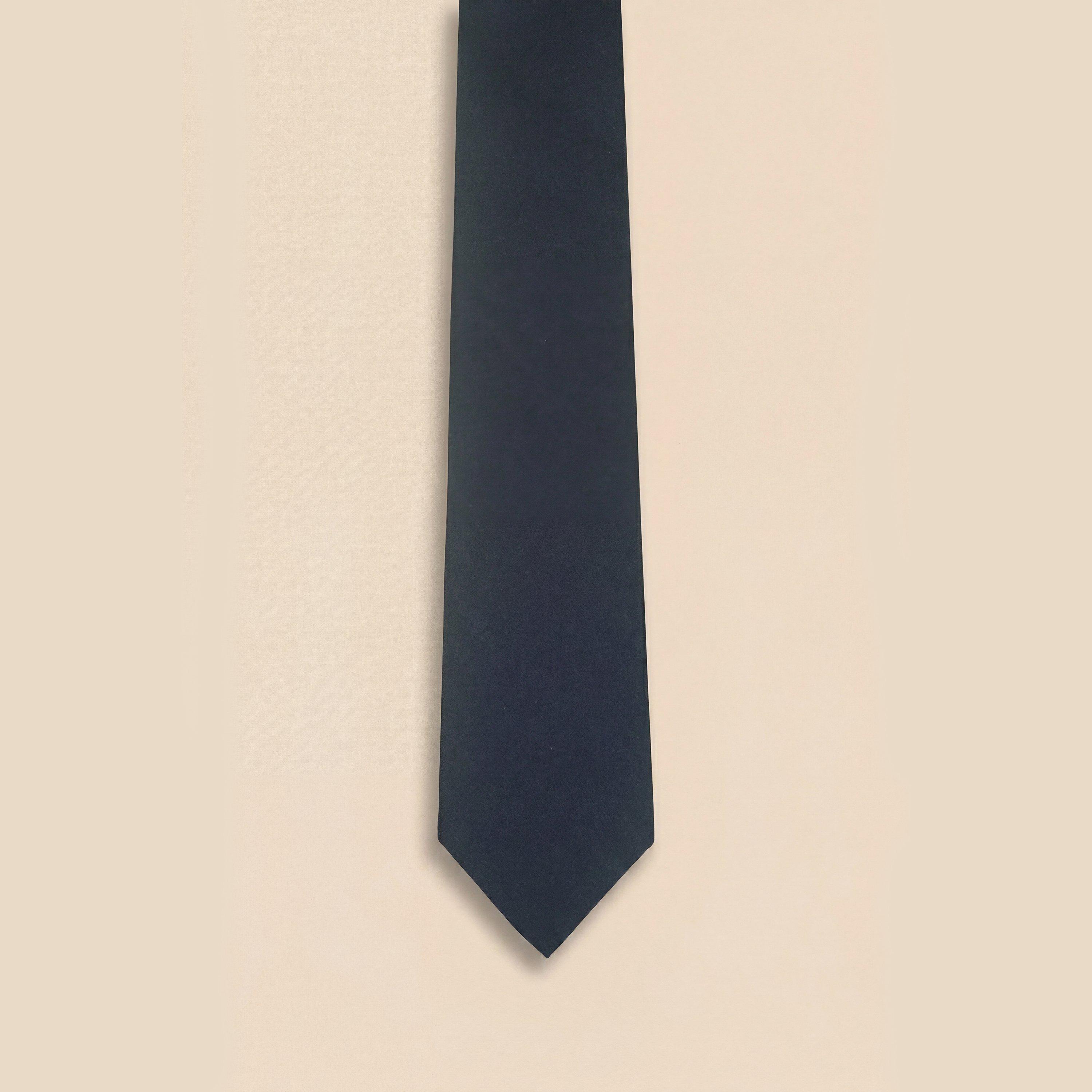 Without Prejudice Men's Allegra Silk Texture Tie - Navy