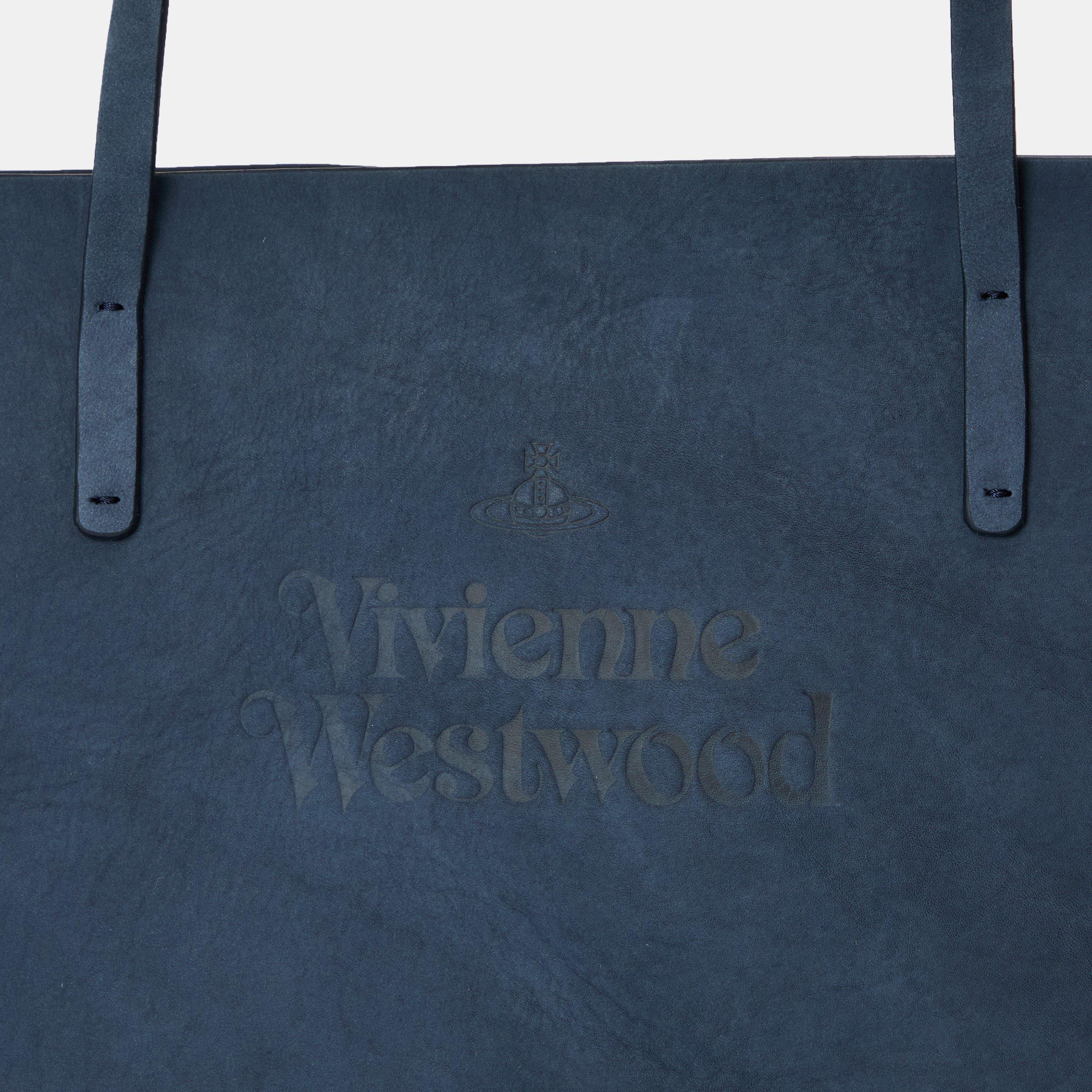 DENIM BLUE - Vivienne Westwood - Women's Viv Studio Tote Bag - 4