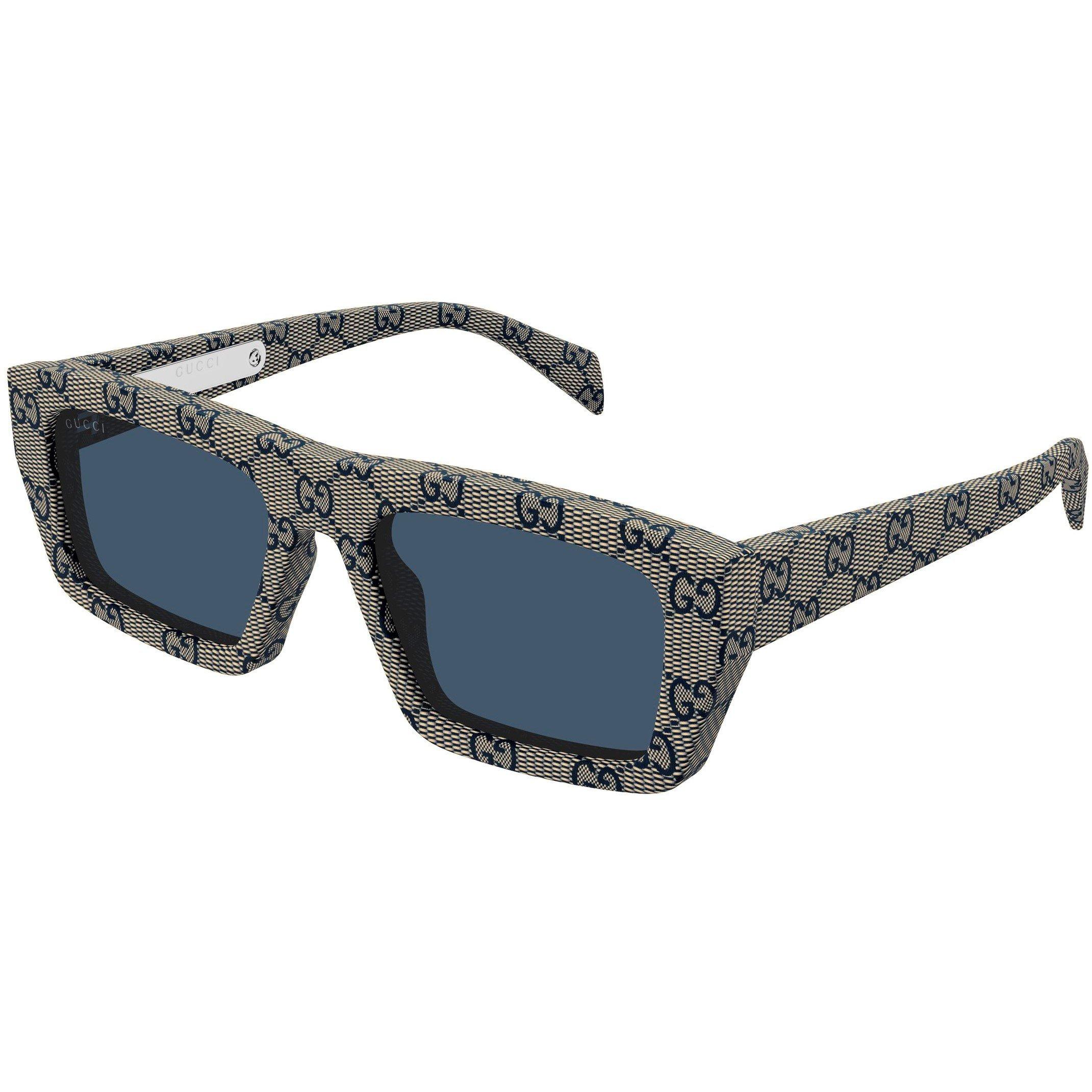 Gucci Men's Gg2020s Wayfarer Sunglasses - Beige/Blue