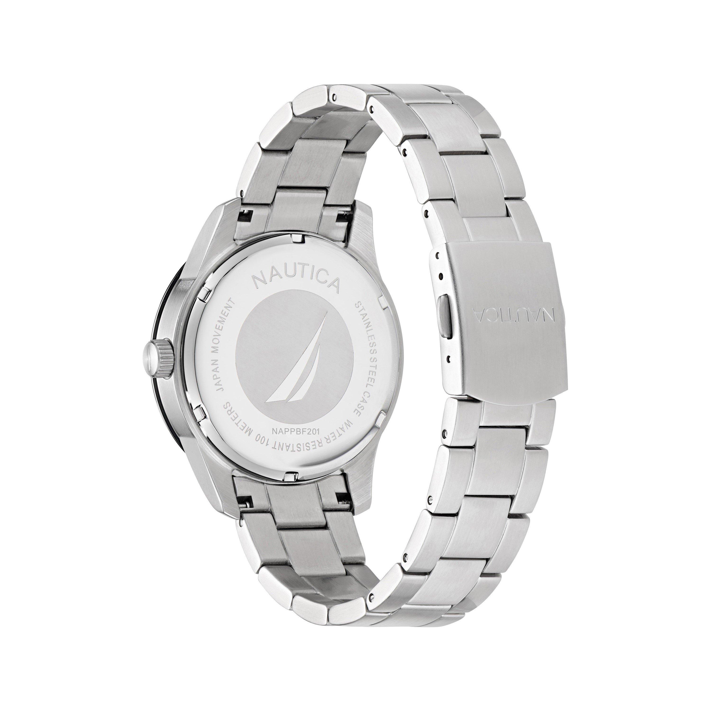 Silver - Nautica - Men's Analogue Quartz Watch - 3