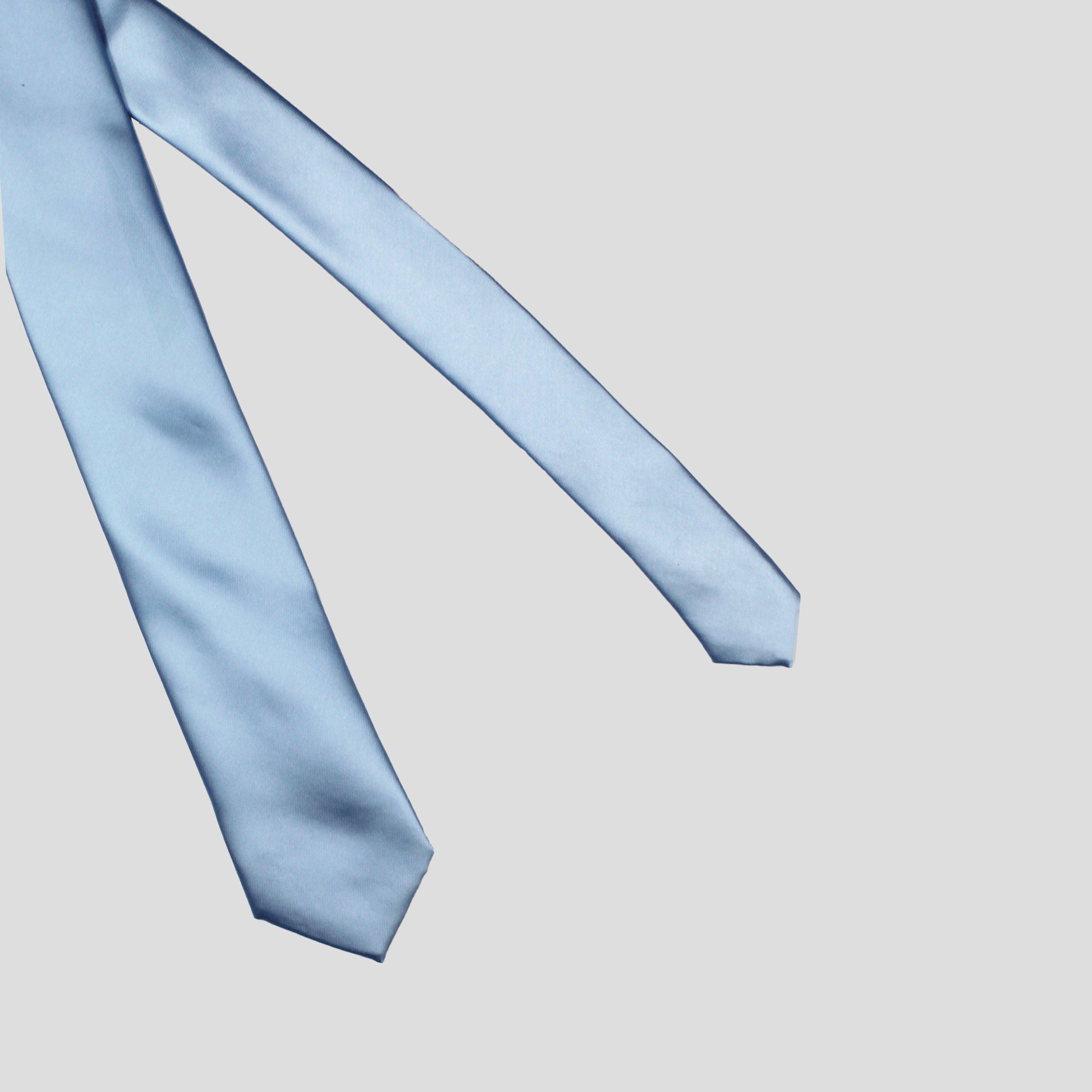 Pale Blue - Twisted Tailor - Ellroy Plain Tie - 2