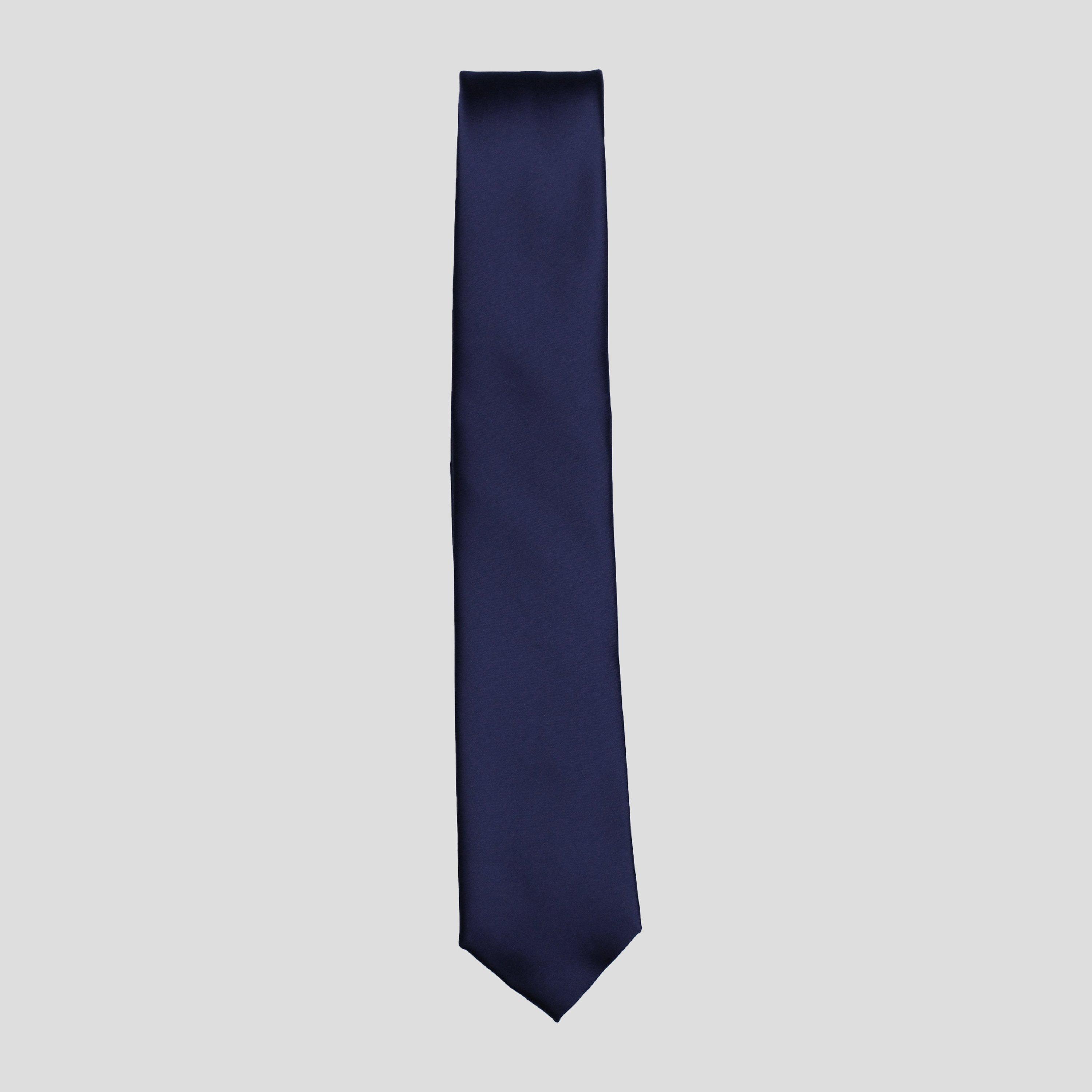 Twisted Tailor Men's Ellroy Plain Tie - Navy