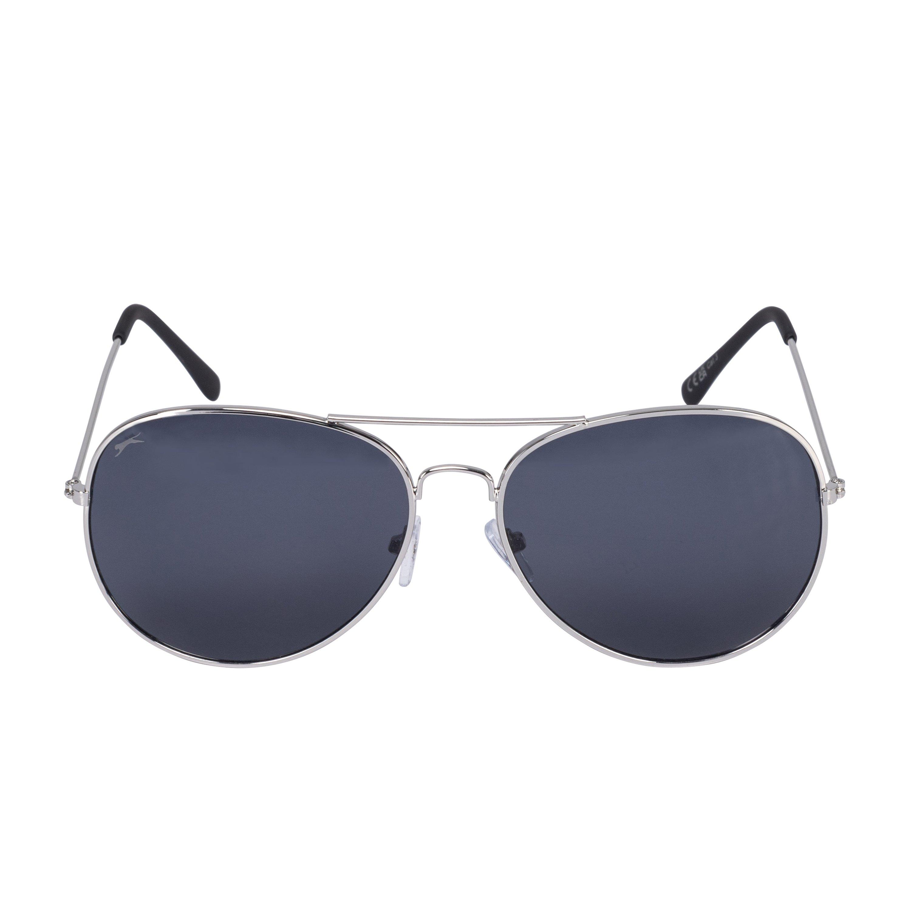 Black/Silver - Slazenger - Aviator Sunglasses Mens - 1