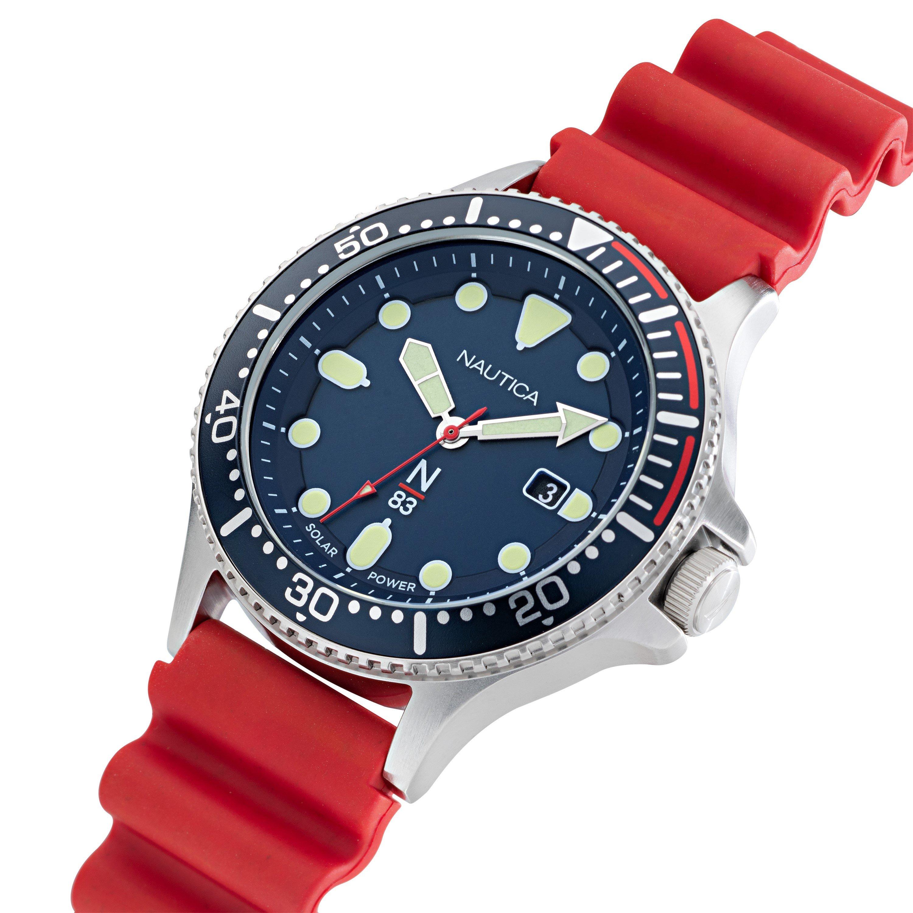 Red - Nautica - Men's Analogue Quartz Watch - 2