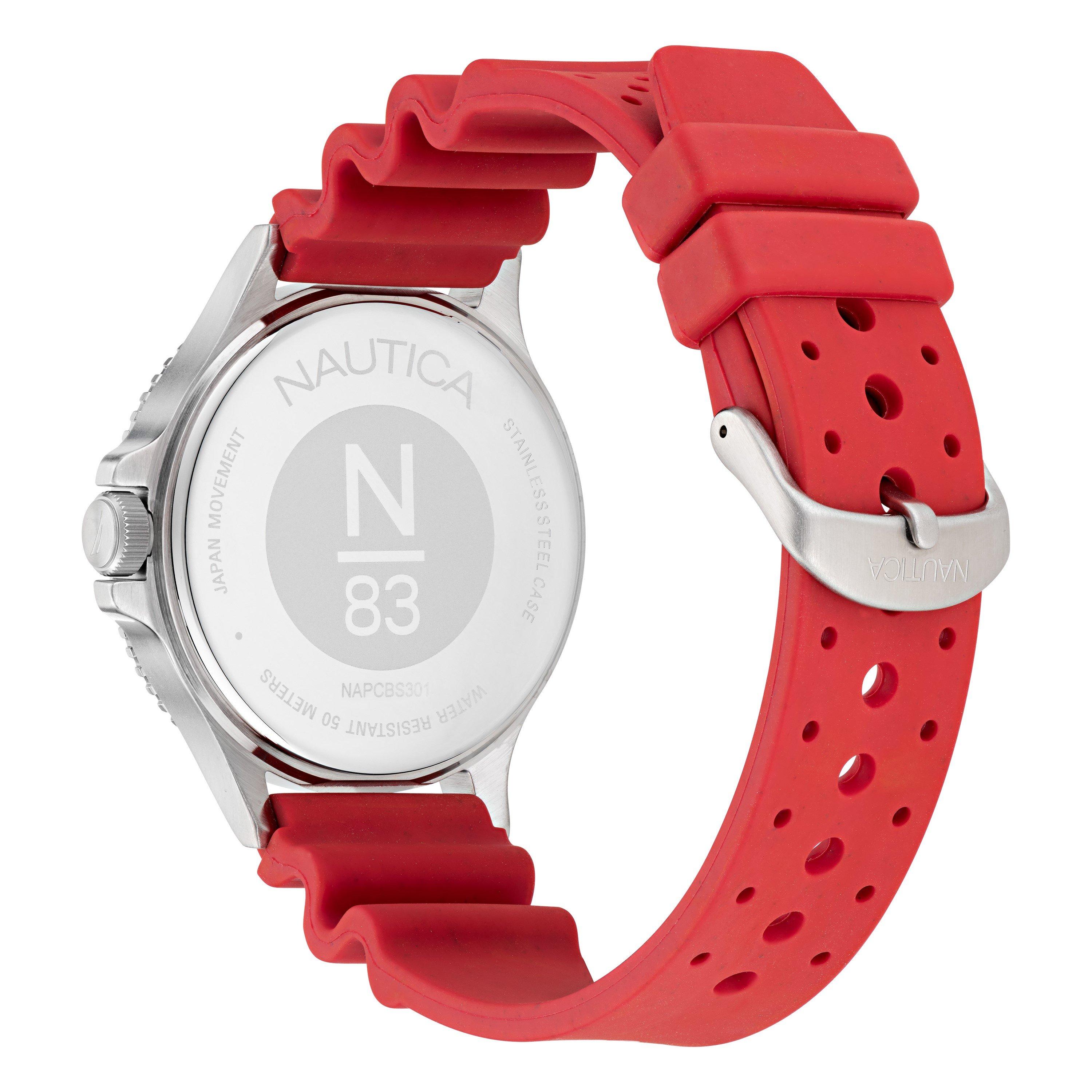 Red - Nautica - Men's Analogue Quartz Watch - 3
