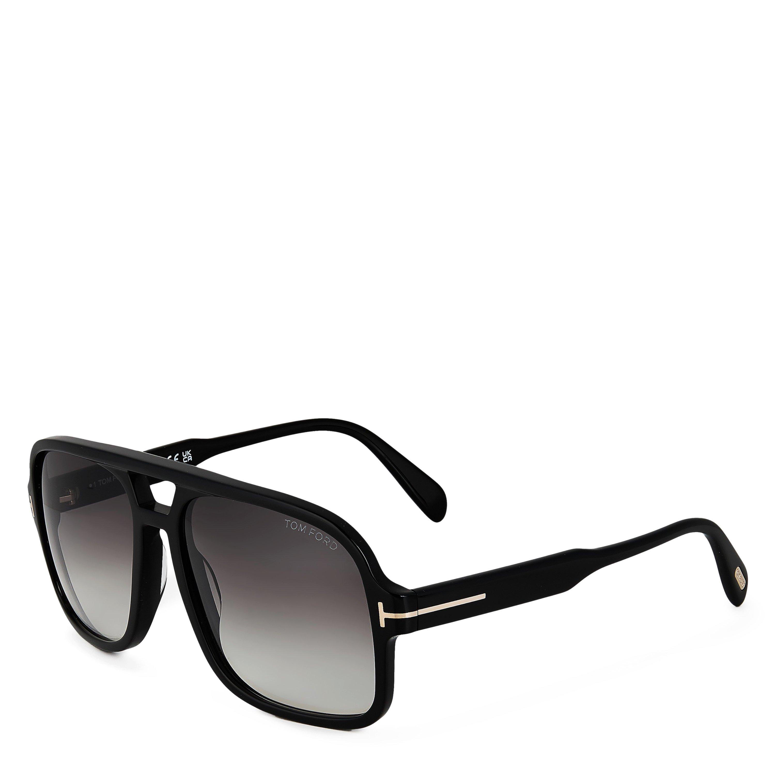 Tom Ford Men's Falconer Sunglasses - Black/Smoke 01B