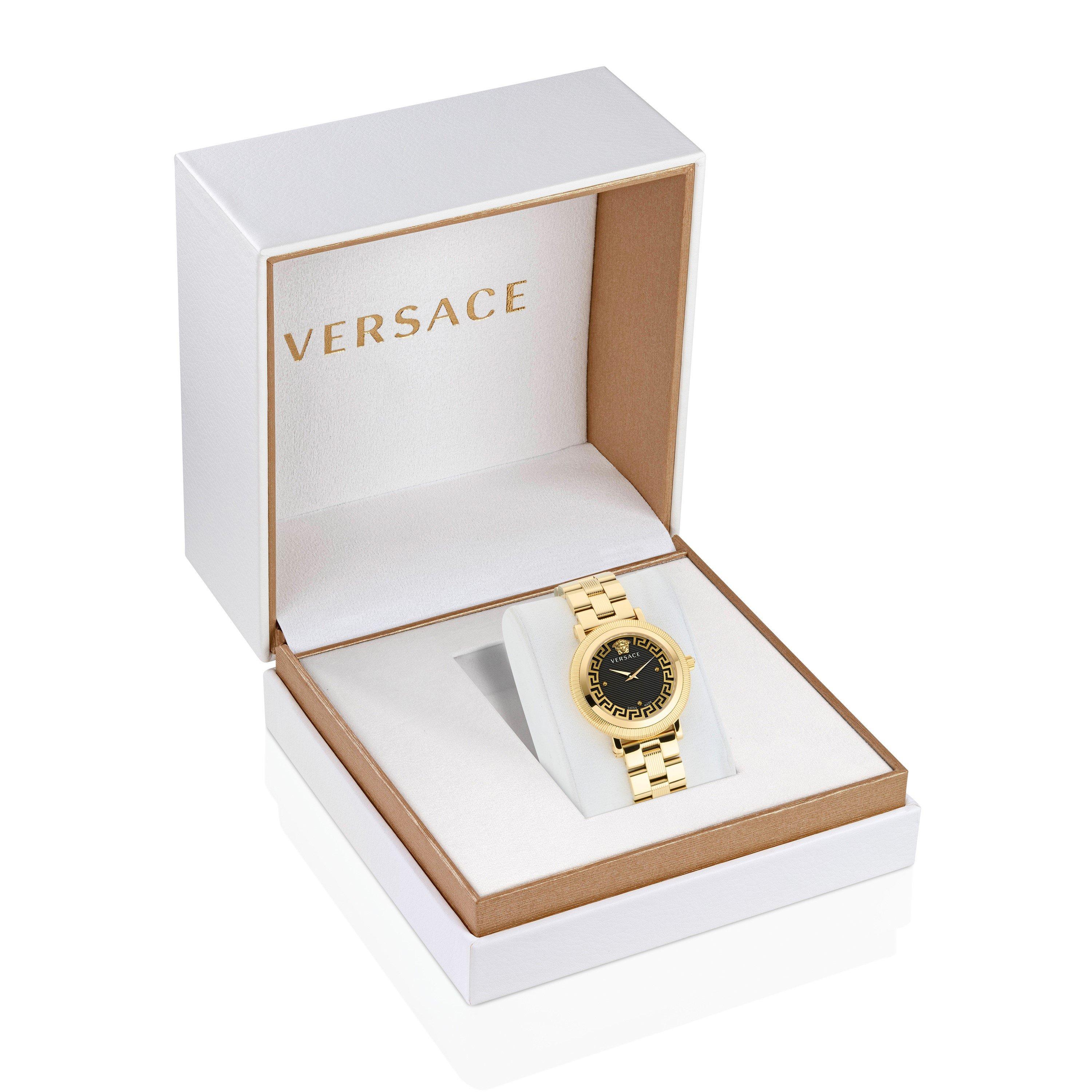 Black/Gold - Versace - Greca Flourish Watch - 4
