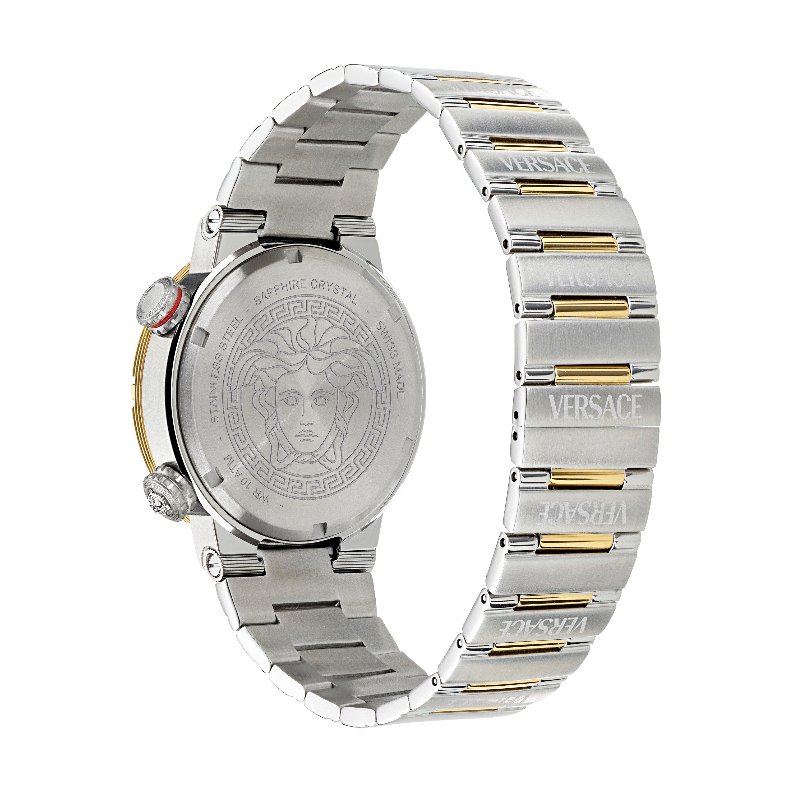 Green/Two tone - Versace - Greca Watch - 2