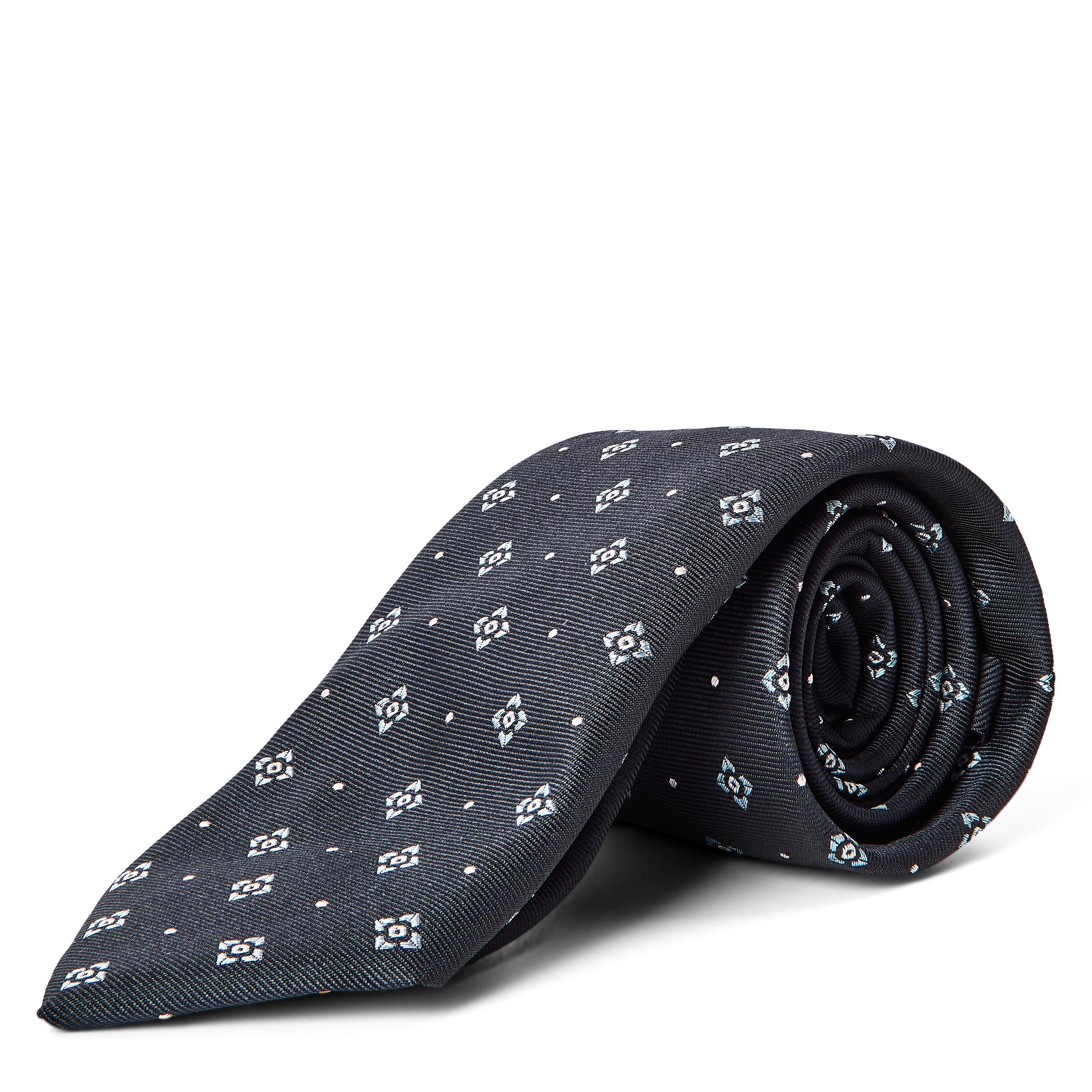 BluePattern 404 - Boss - Mens BOSS BLACK Luxury Jacquard Woven Tie - 2