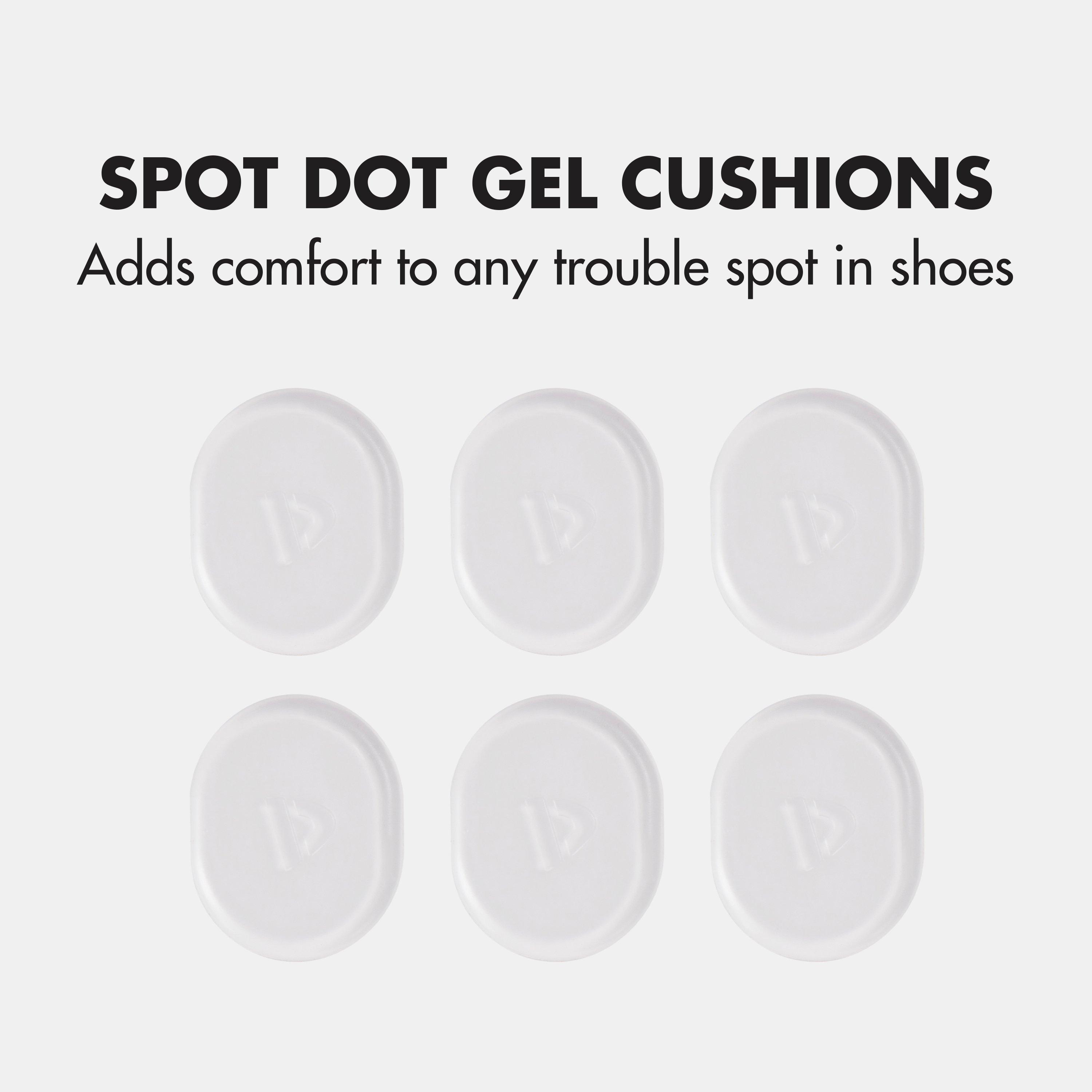 Donnay  Adults Gel Spot Cushion Insoles - Transparent