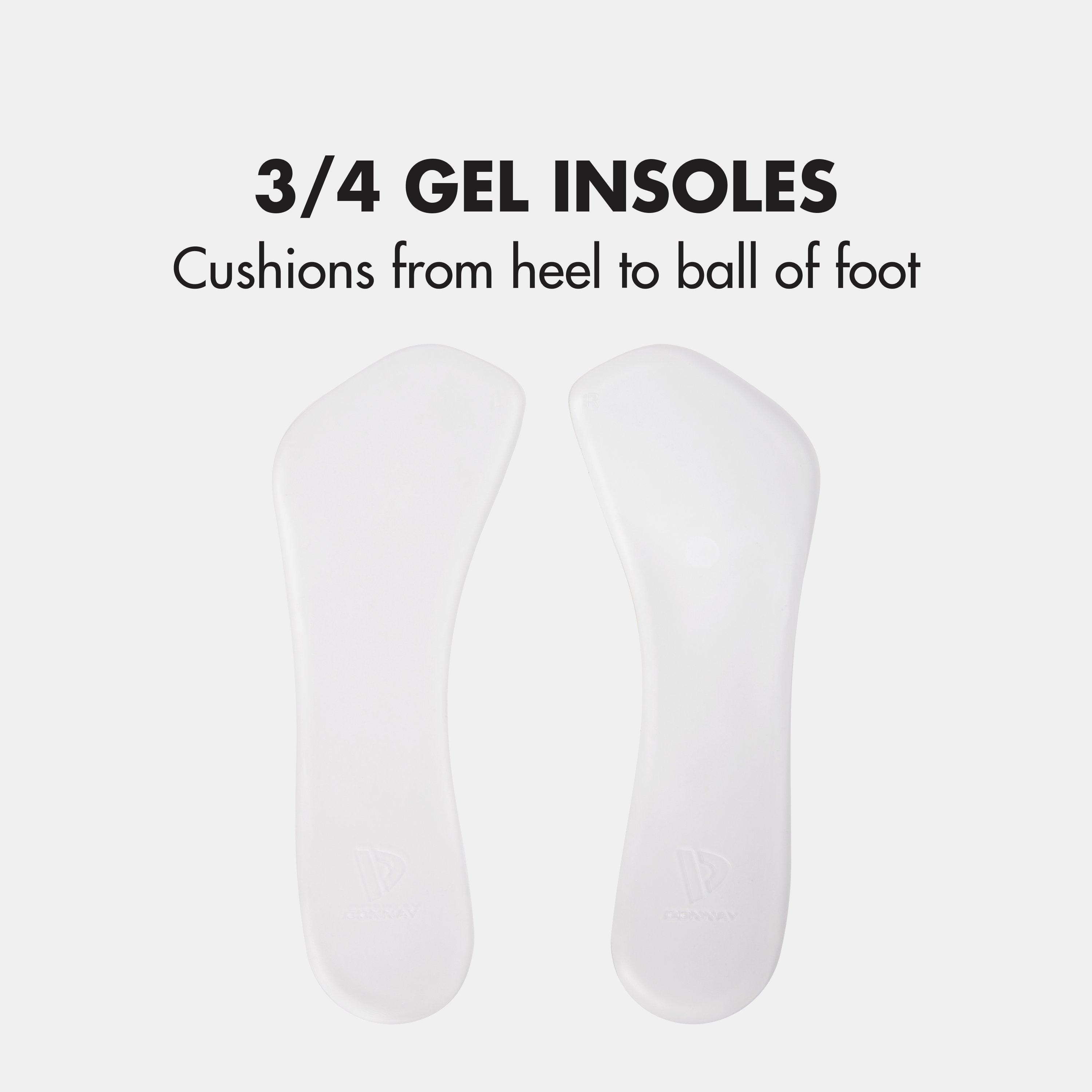 Donnay  Adults Gel Cushion Insoles - Transparent