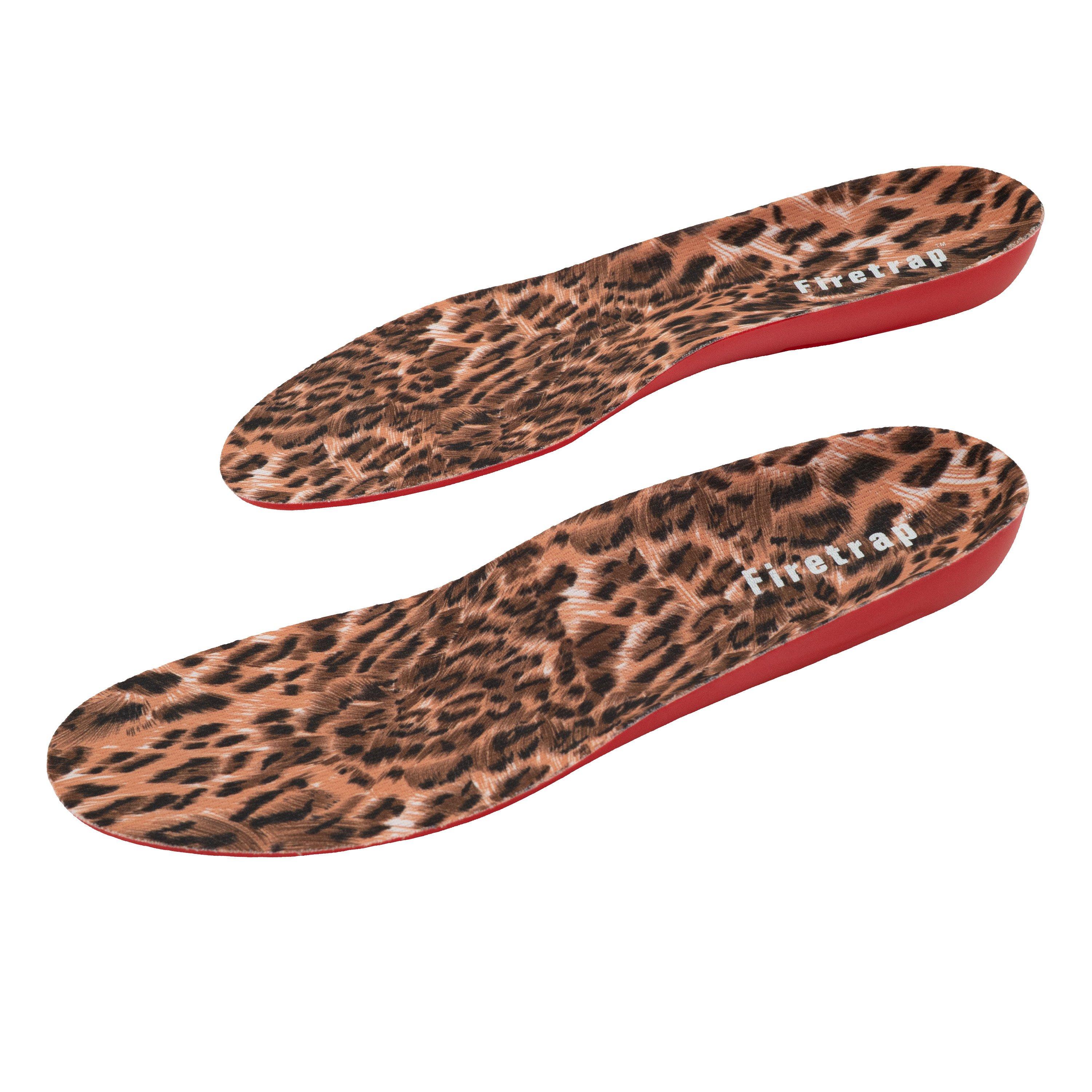 Leopard - Firetrap - Women's Walk Foam Breathable Arch Support Insoles - 4