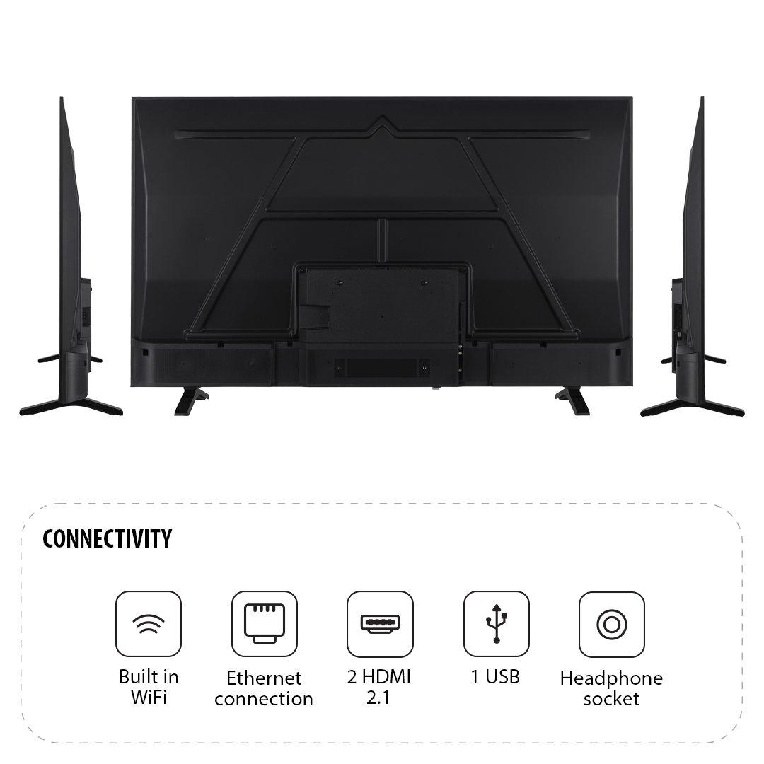 Black - Toshiba - Toshiba 55UV1563DB 55 inch 4k Ultra HD Freely TV - 8