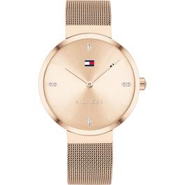 Tommy Hilfiger Ladies Gold Plated Mesh Watch