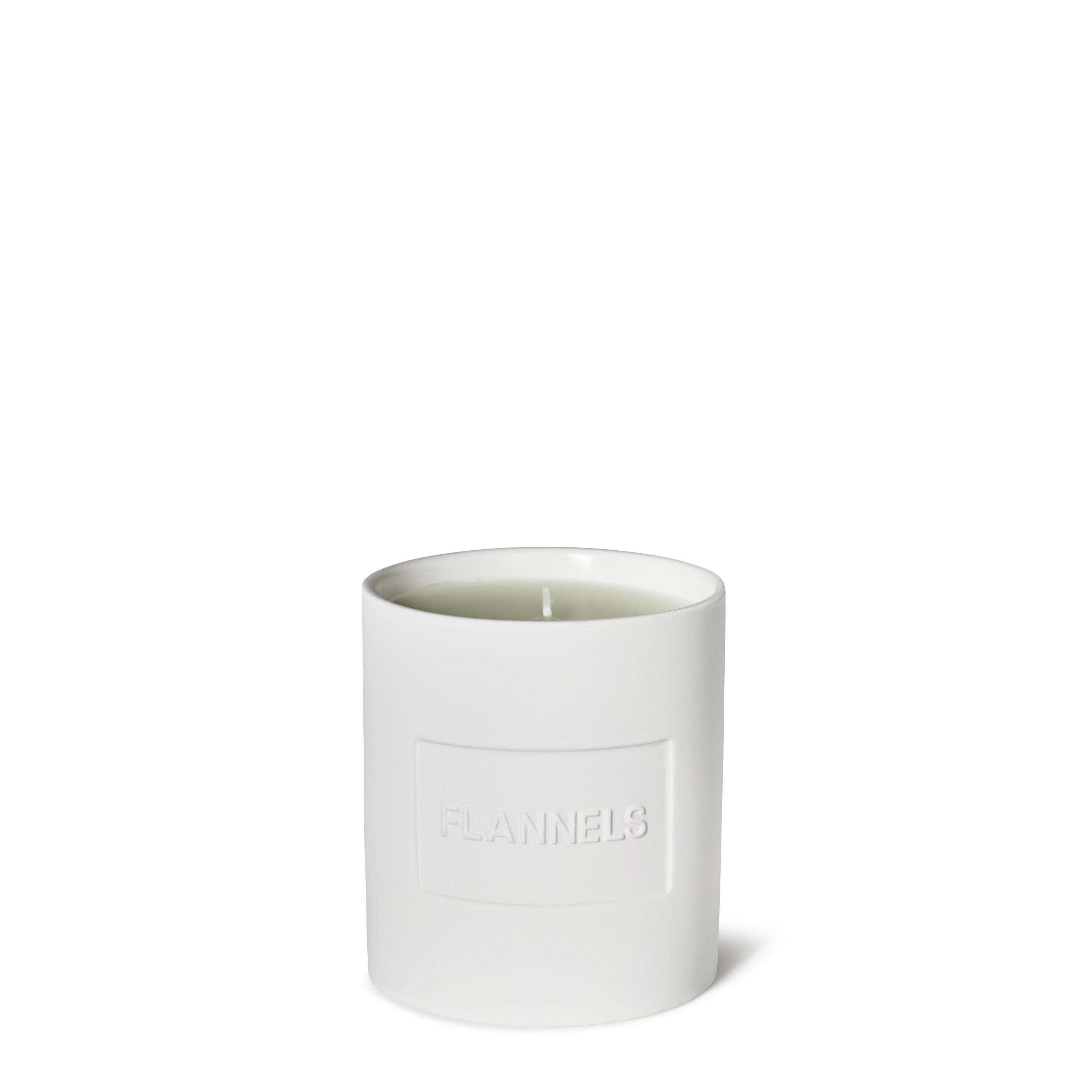 White - Flannels - Ceramic 350g Candle - 2