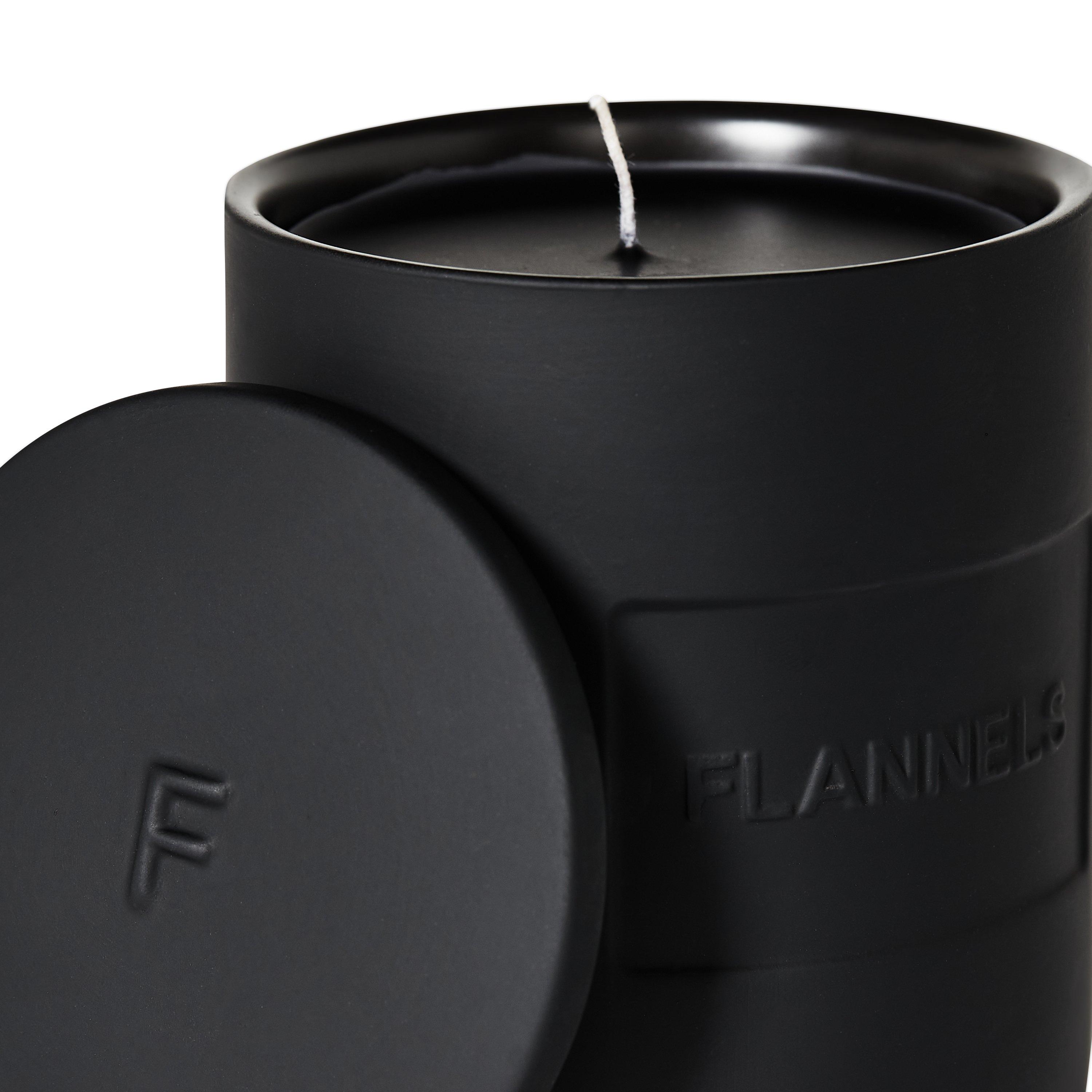 Black - Flannels - Ceramic 350g Candle - 4