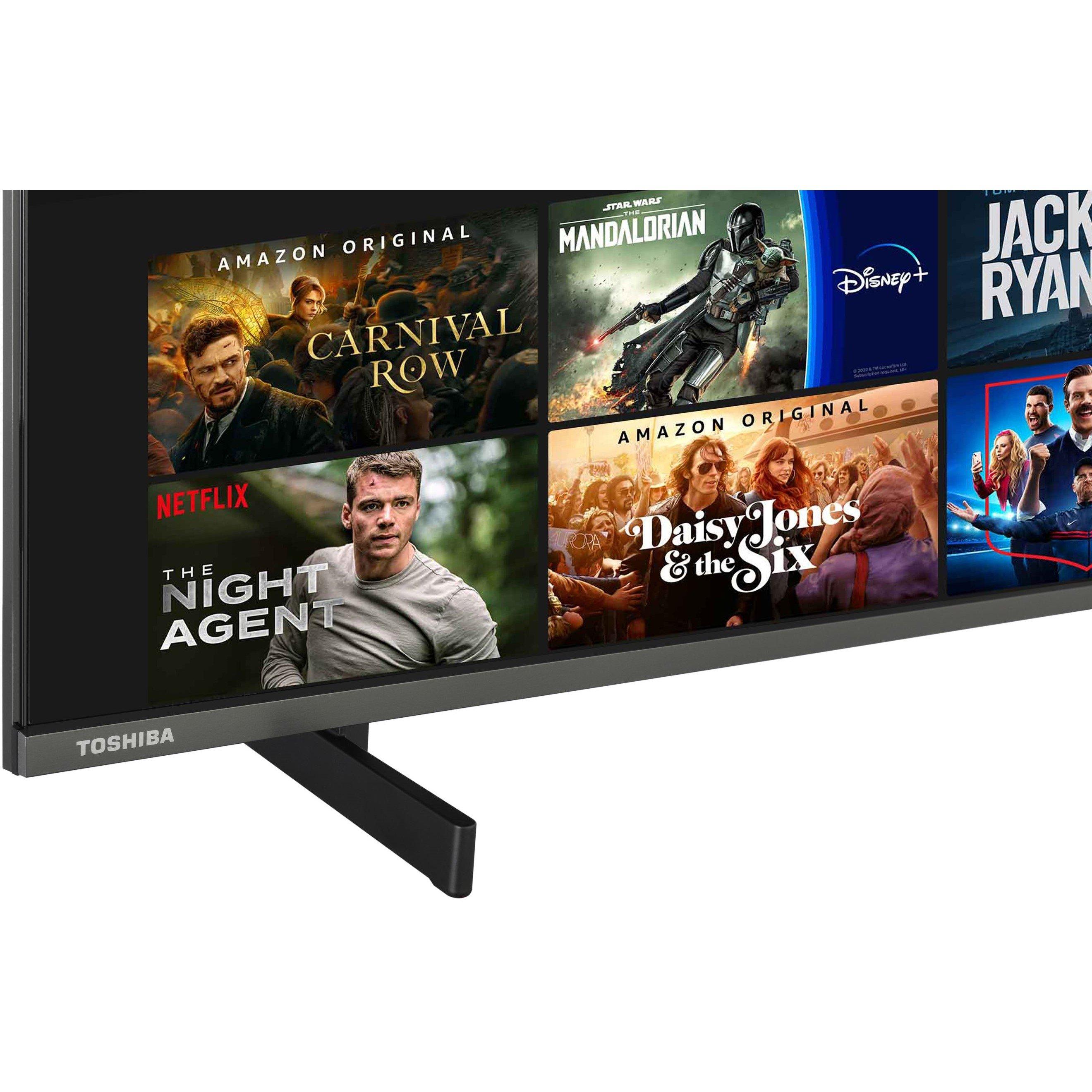 Black - Toshiba - Toshiba 55QF5D53DB 55 inch 4K QLED Ultra HD Fire TV - 5