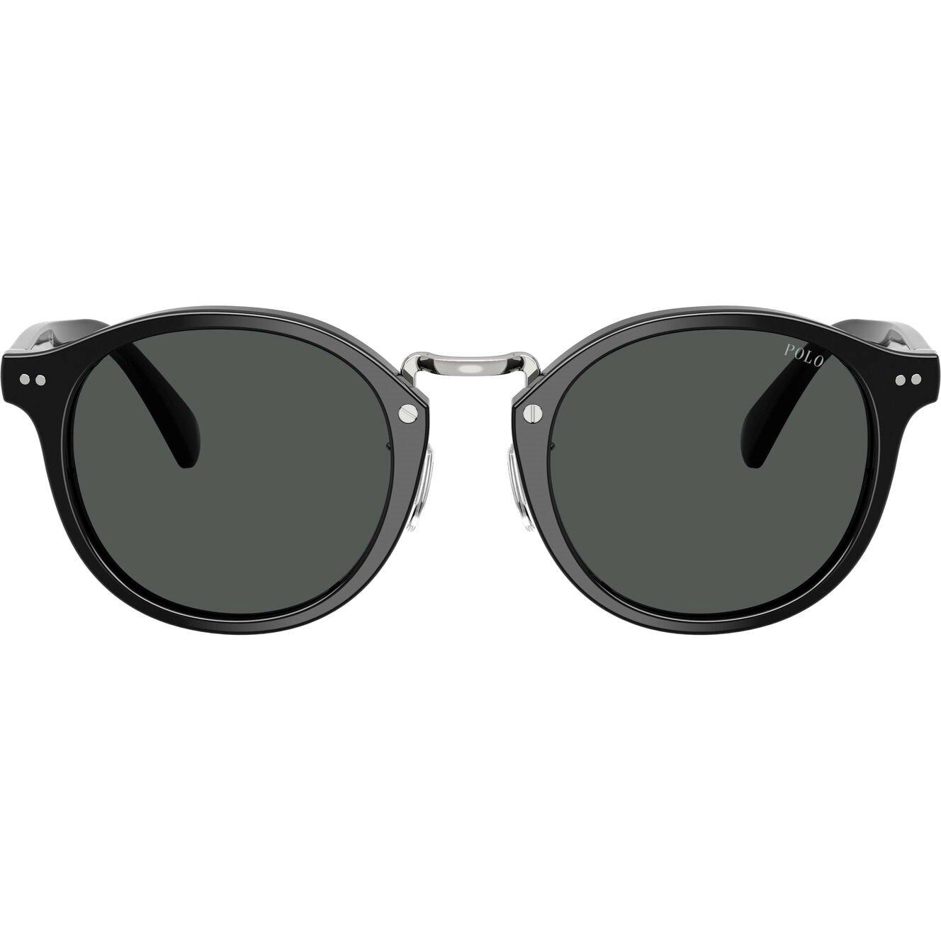 Polo Ralph Lauren Men's 0PH4230 Round Sunglasses - Black