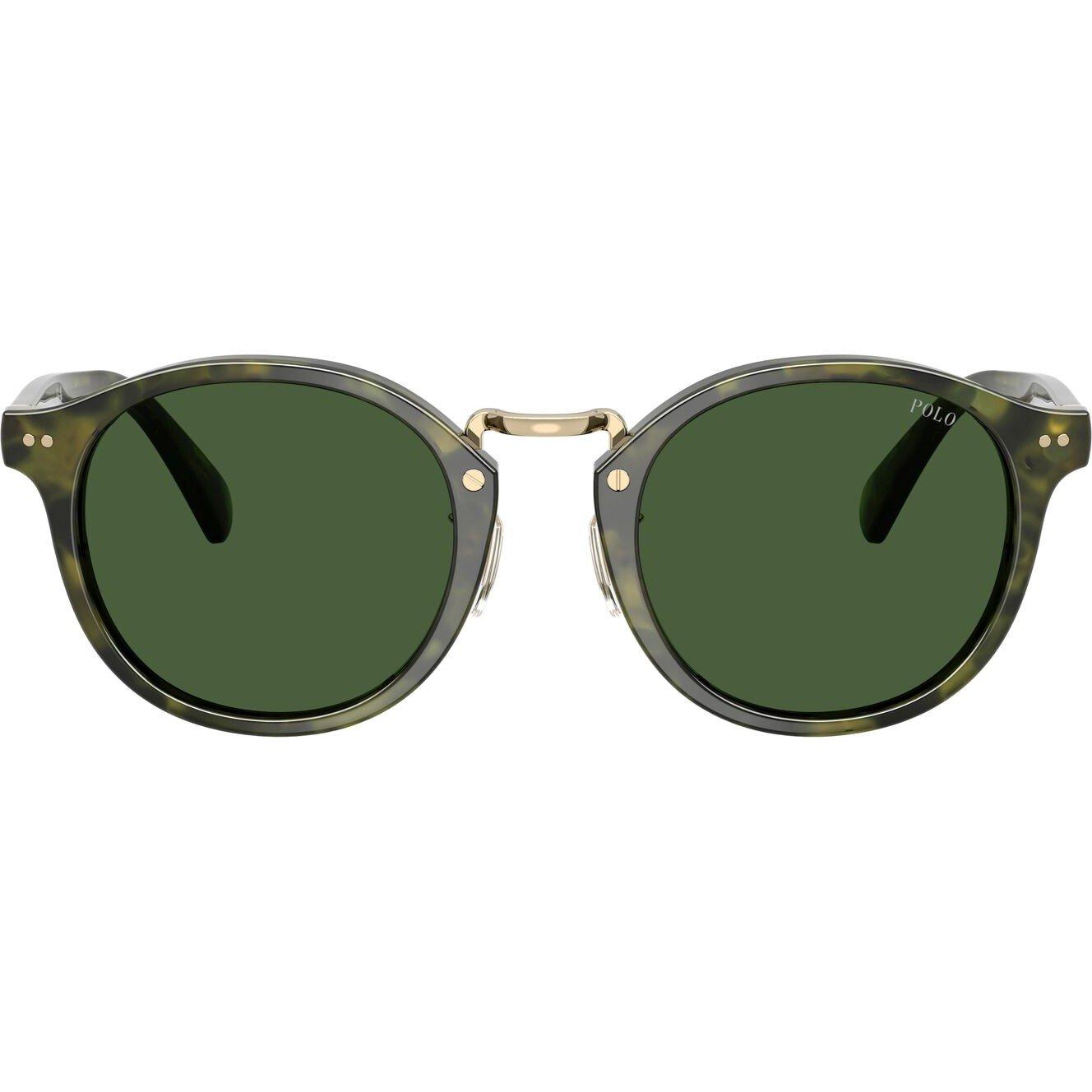 Polo Ralph Lauren , Shiny Green Havana Sunglasses Bottle Green lenses, PH4230 543671, Mojo Glasses - Image 3