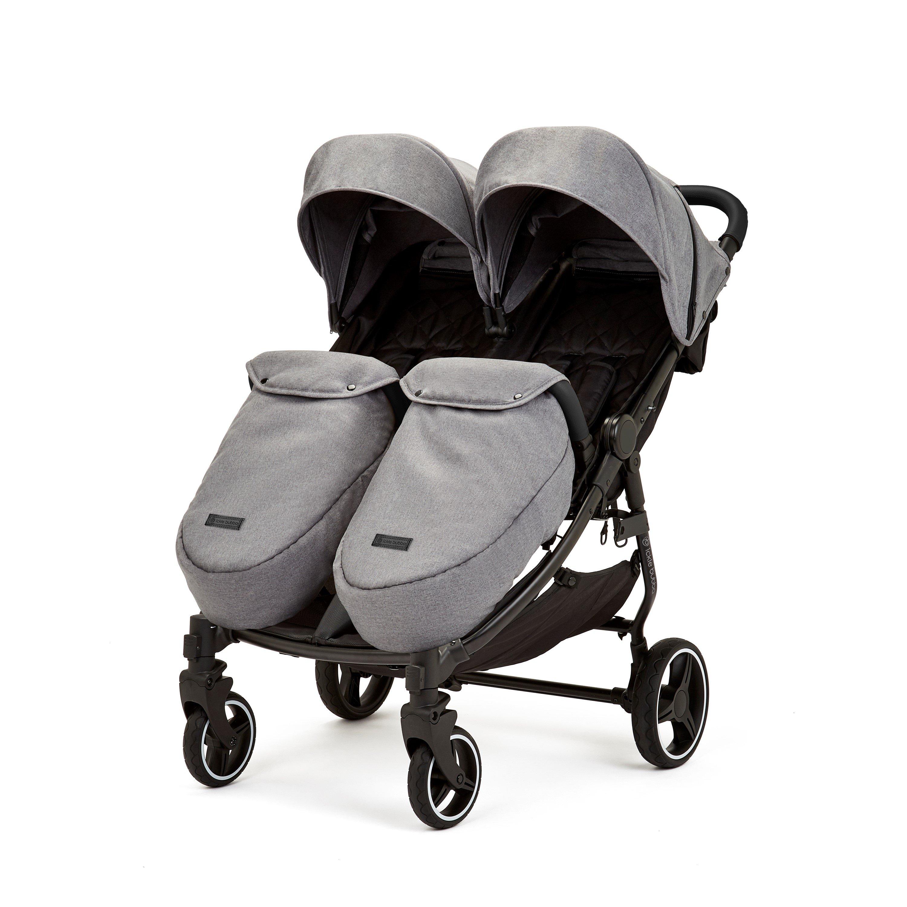 Ickle Bubba Venus Max Double Stroller, One Colour - Image 5