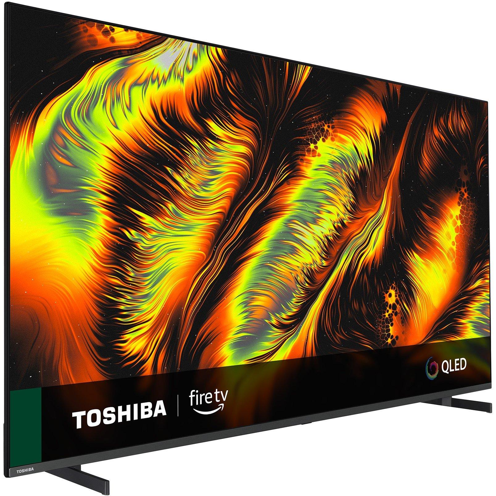 Black - Toshiba - Toshiba 70QF5D53DB 70 inch 4K QLED Ultra HD Fire TV - 2