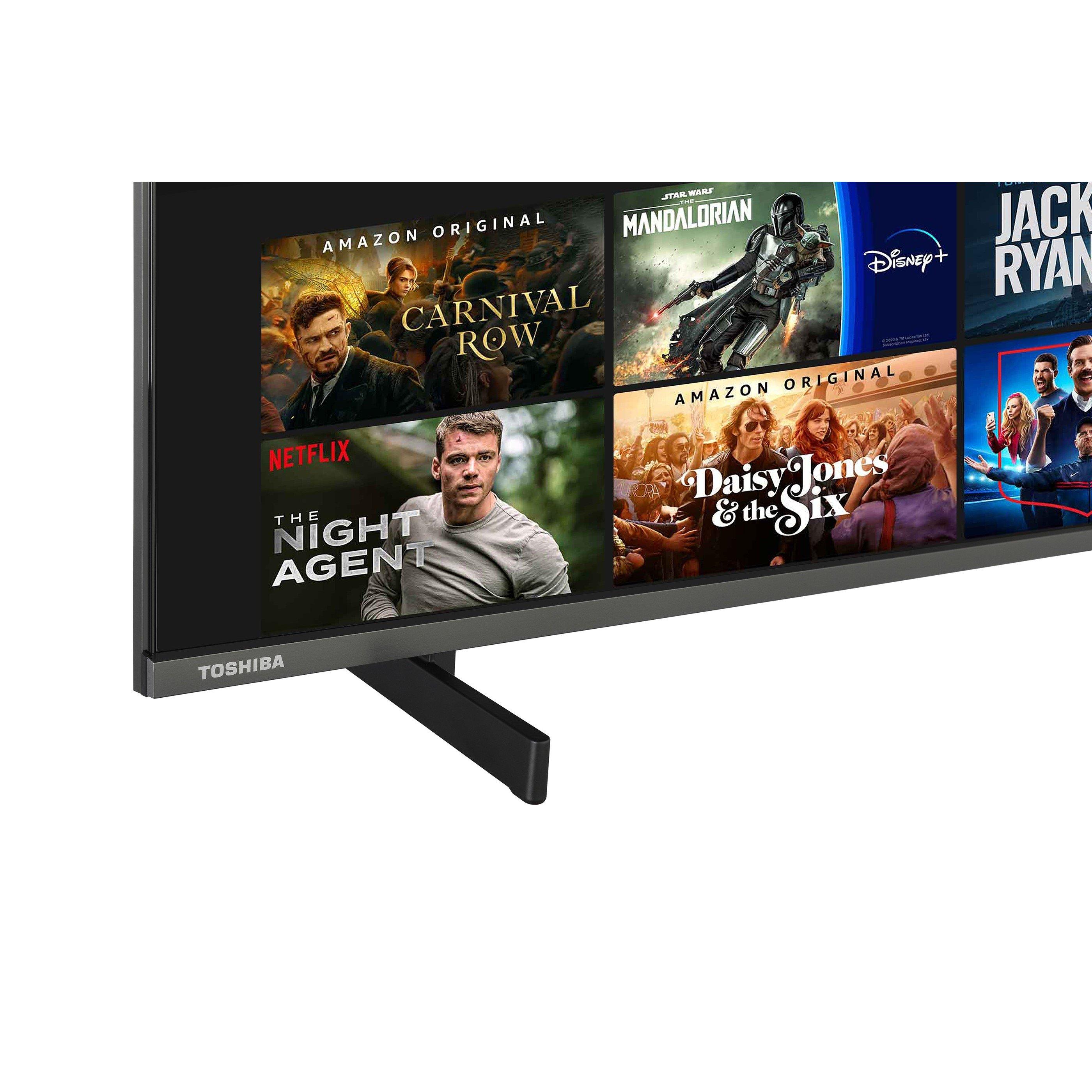 Black - Toshiba - Toshiba 70QF5D53DB 70 inch 4K QLED Ultra HD Fire TV - 5