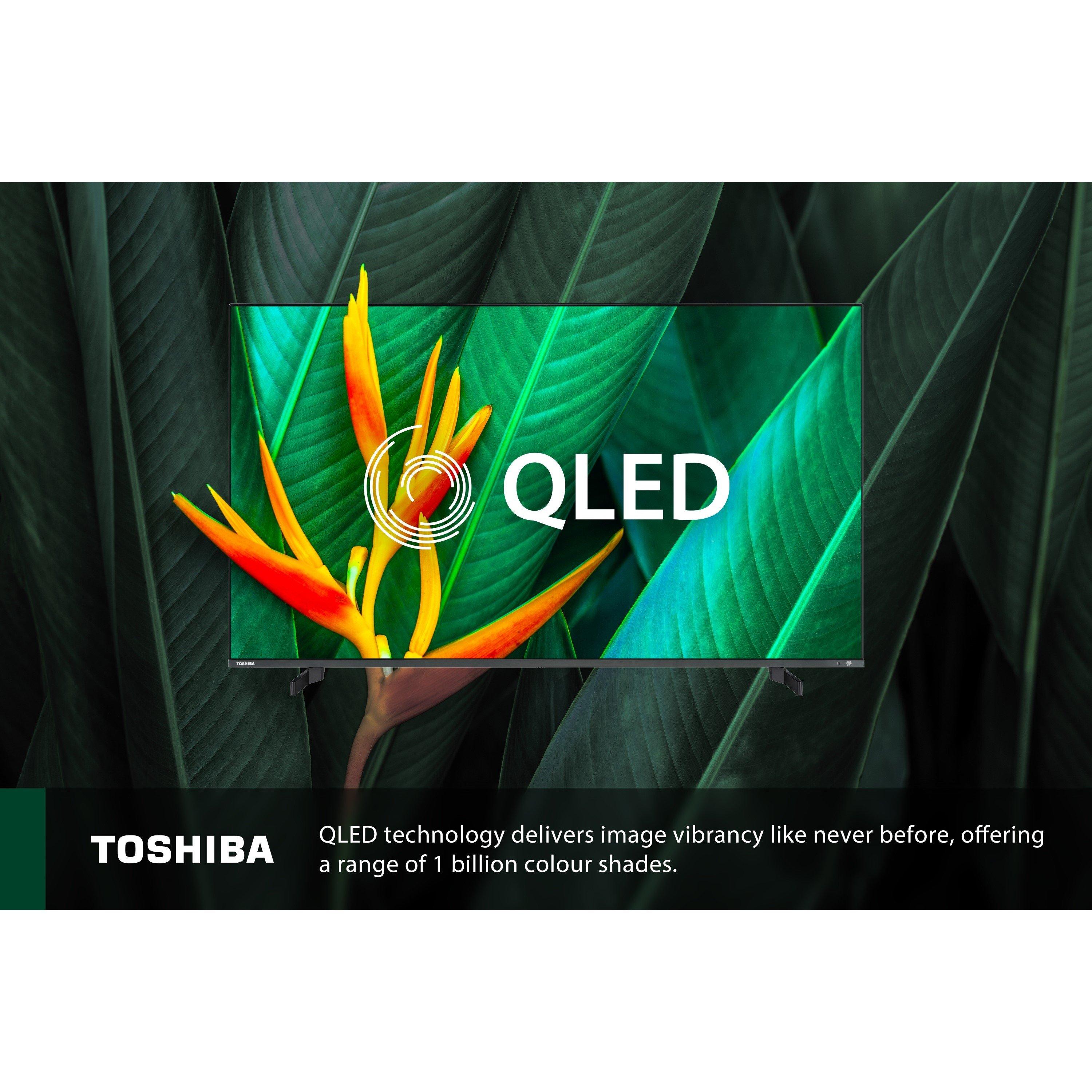Black - Toshiba - Toshiba 70QF5D53DB 70 inch 4K QLED Ultra HD Fire TV - 6