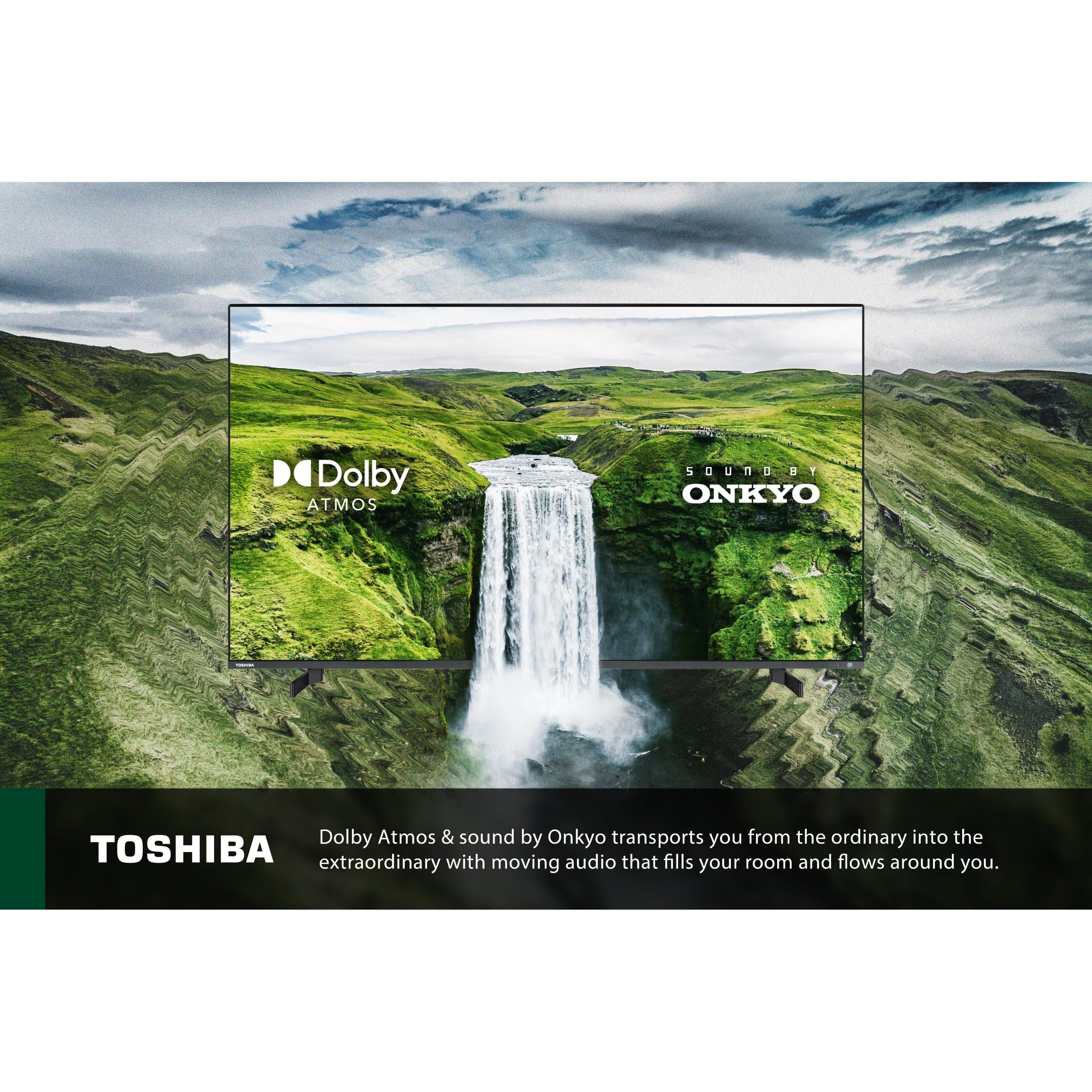 Black - Toshiba - Toshiba 70QF5D53DB 70 inch 4K QLED Ultra HD Fire TV - 7
