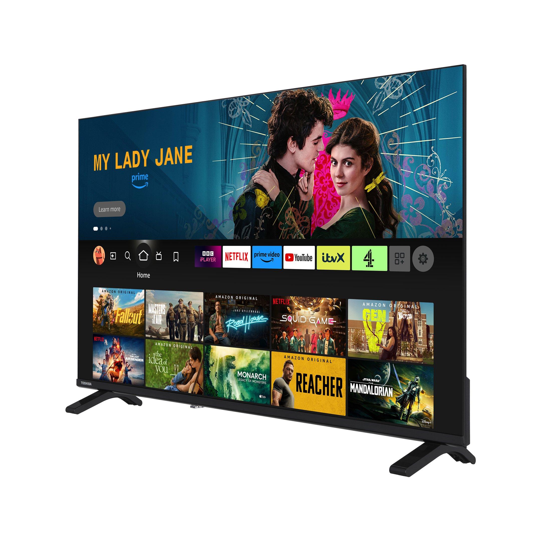 Black - Toshiba - Toshiba 43UF2653DB 43 inch 4k Ultra HD Freely Fire TV - 2