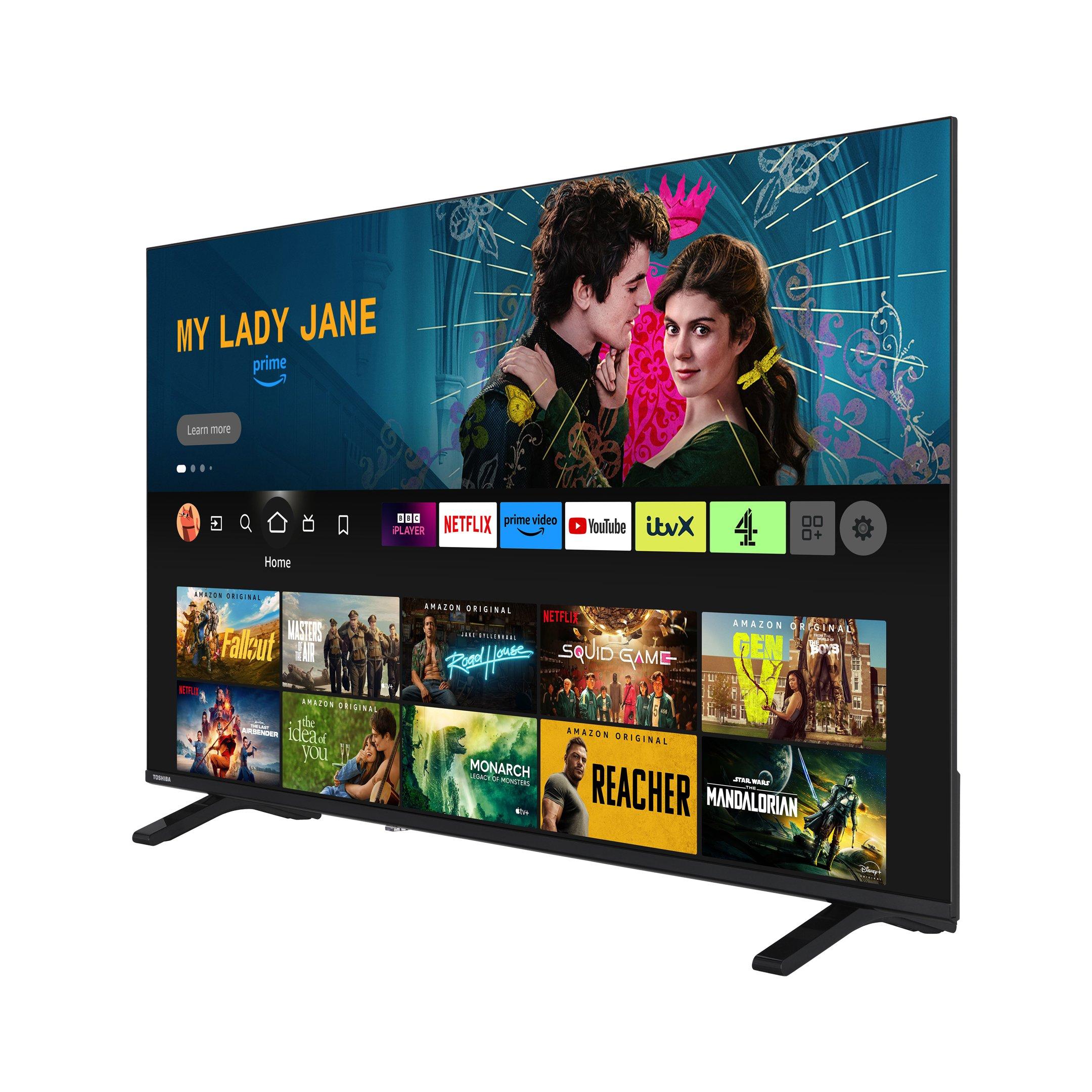 Black - Toshiba - Toshiba 50UF2653DB 50 inch 4k Ultra HD Freely Fire TV - 2