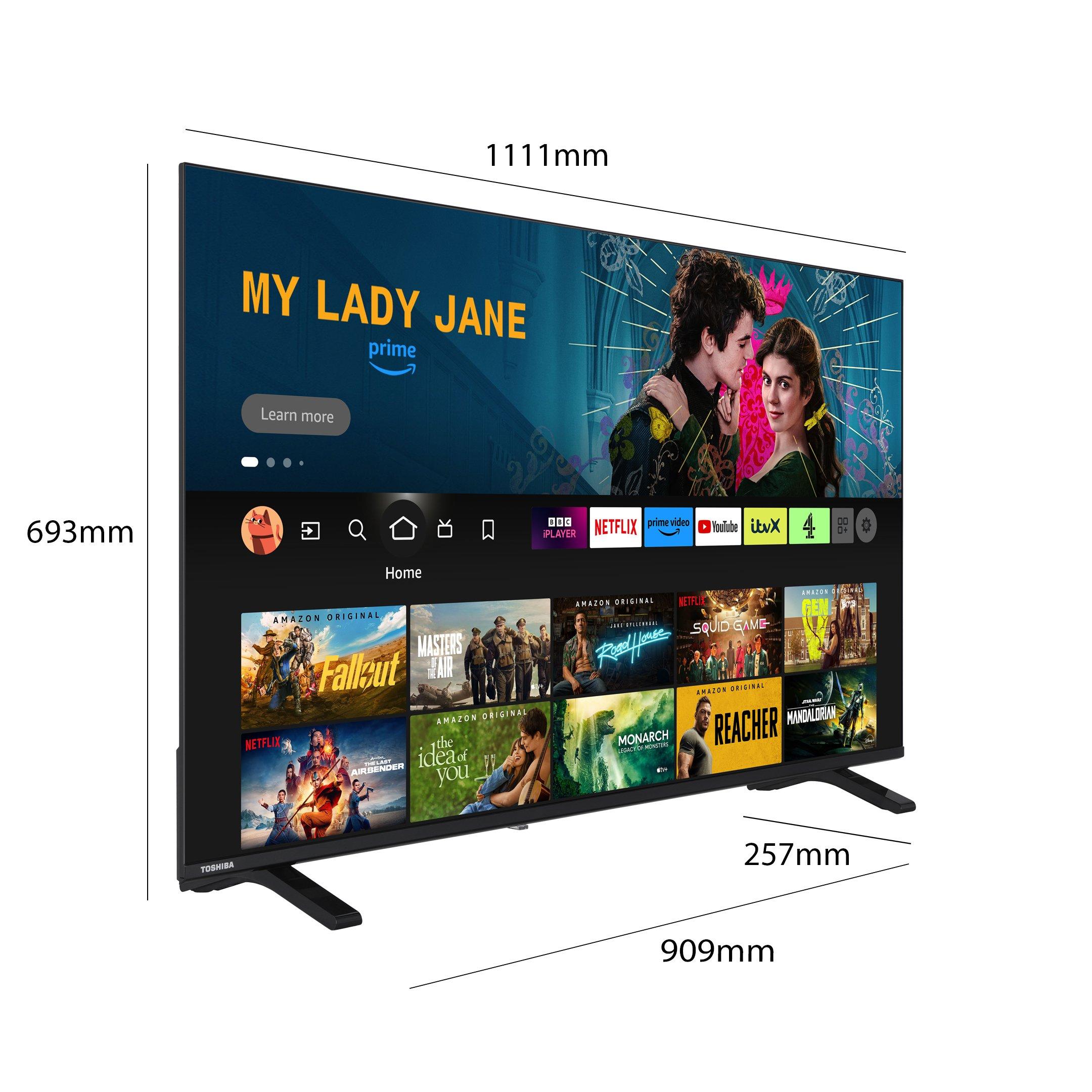 Black - Toshiba - Toshiba 50UF2653DB 50 inch 4k Ultra HD Freely Fire TV - 3