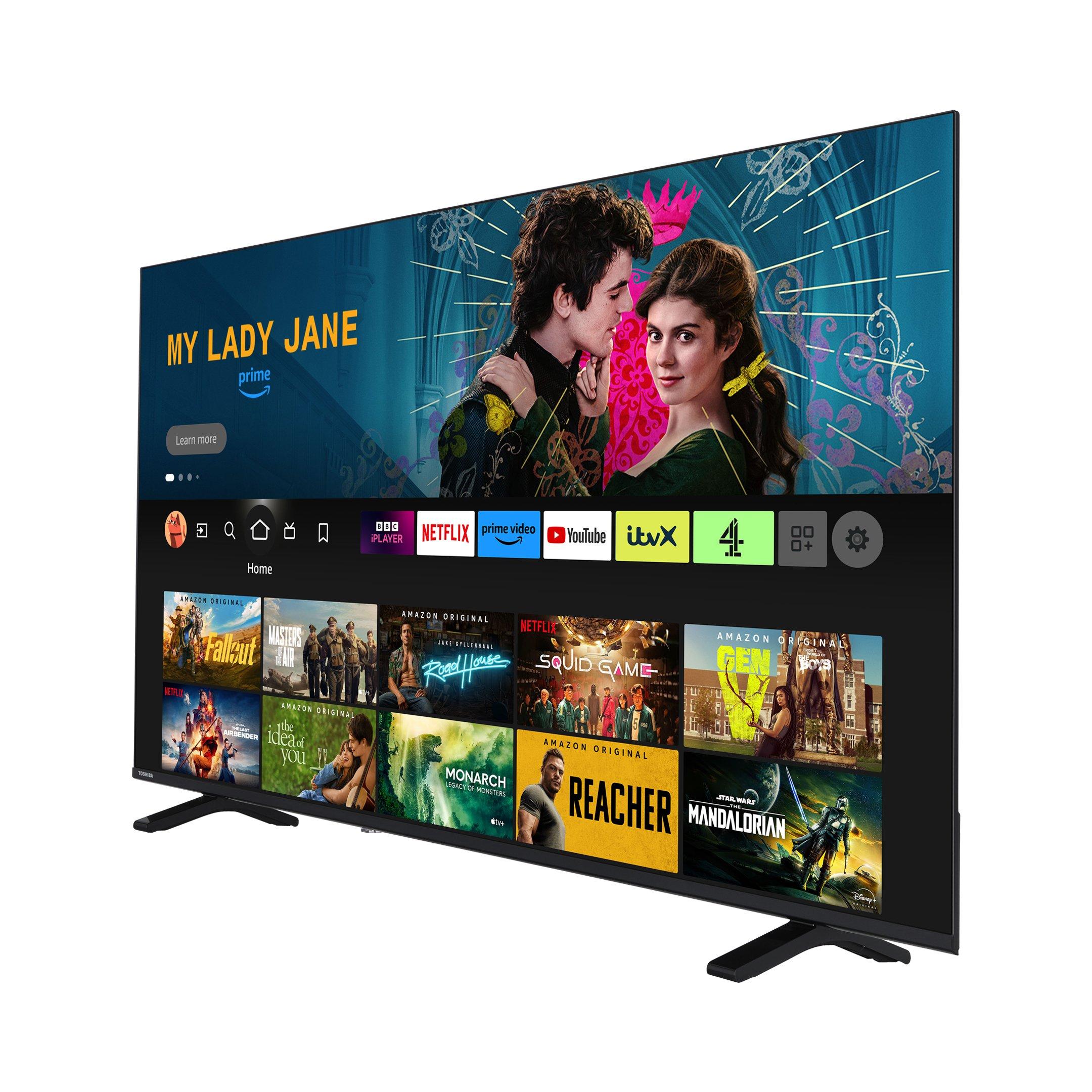 Black - Toshiba - Toshiba 55UF2653DB 55 inch 4k Ultra HD Freely Fire TV - 2