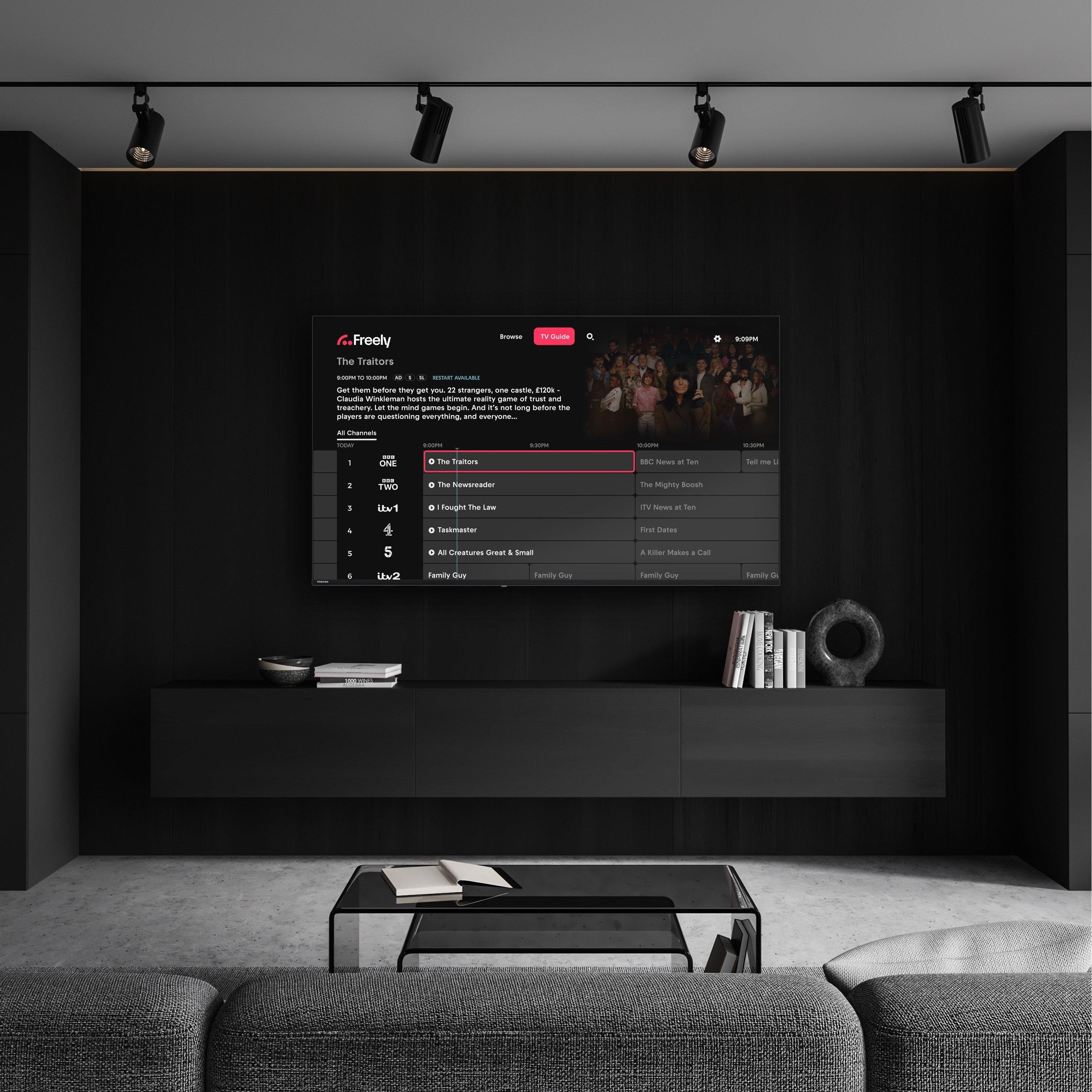Black - Toshiba - Toshiba 55UF2653DB 55 inch 4k Ultra HD Freely Fire TV - 7