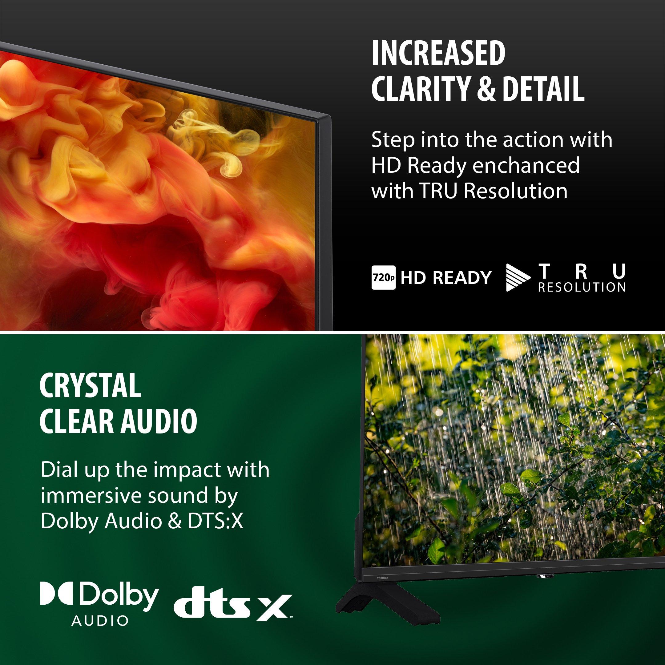 Black - Toshiba - Toshiba 32WF2653DB 32 inch HD Ready Freely Fire TV - 5