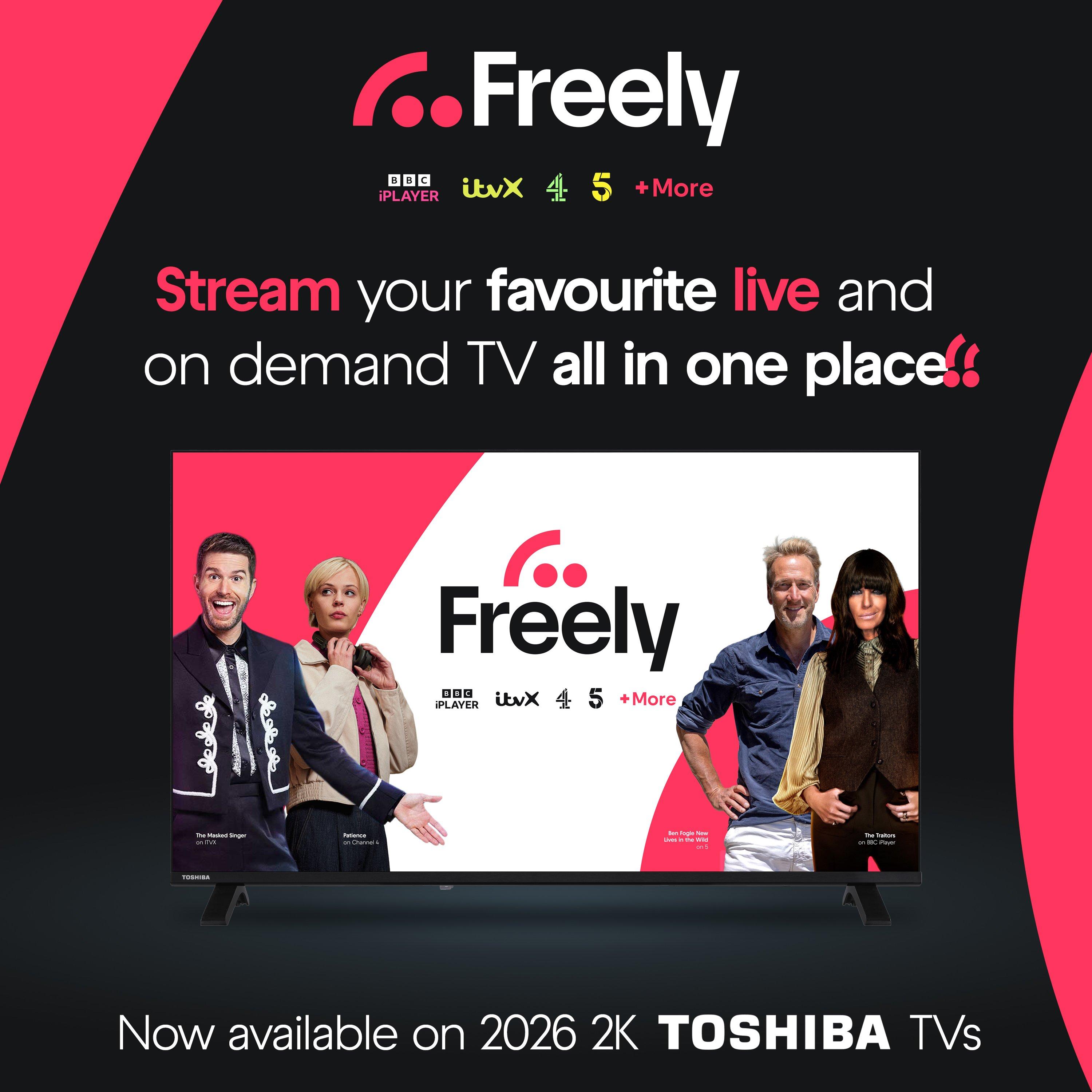 Black - Toshiba - Toshiba 40LF2653DB 40 inch Full HD Freely Fire TV - 4